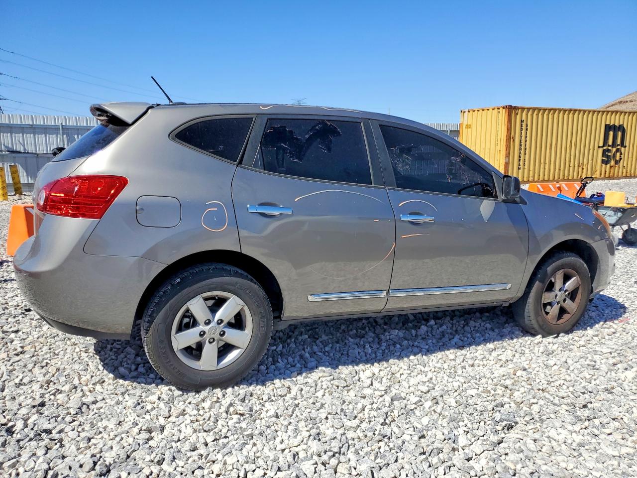 2012 Nissan Rogue S Желто-коричневый vin: JN8AS5MT9CW281477