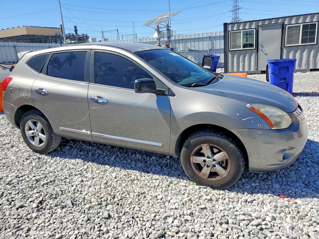2012 Nissan Rogue S Желто-коричневый vin: JN8AS5MT9CW281477