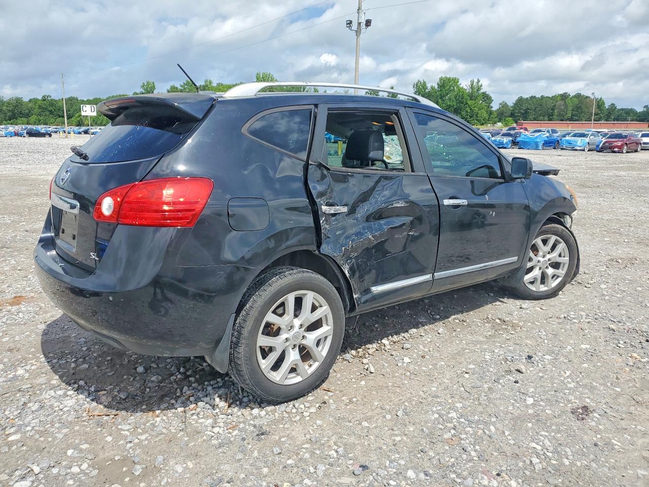 2012 Nissan Rogue S Black vin: JN8AS5MT9CW283407