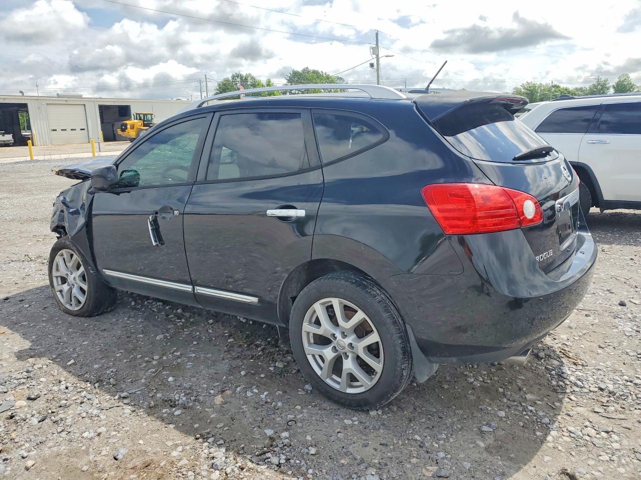 2012 Nissan Rogue S Black vin: JN8AS5MT9CW283407