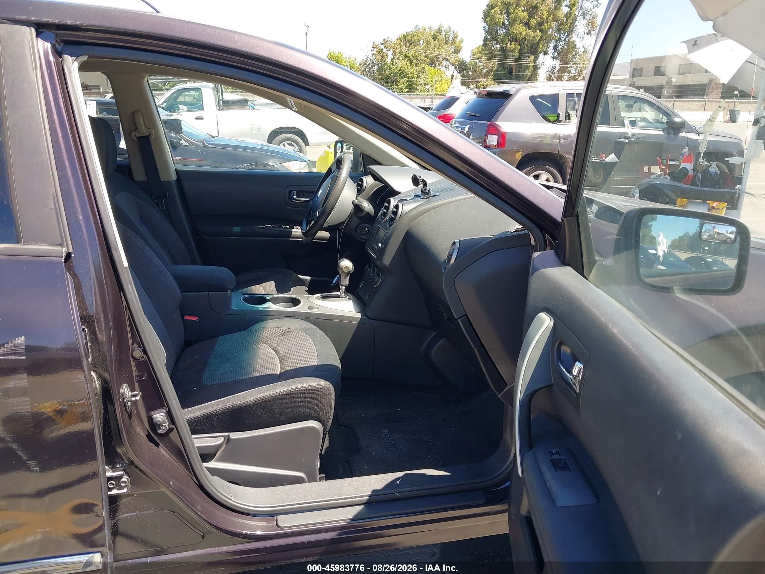 2012 Nissan Rogue Sv Black vin: JN8AS5MT9CW290616