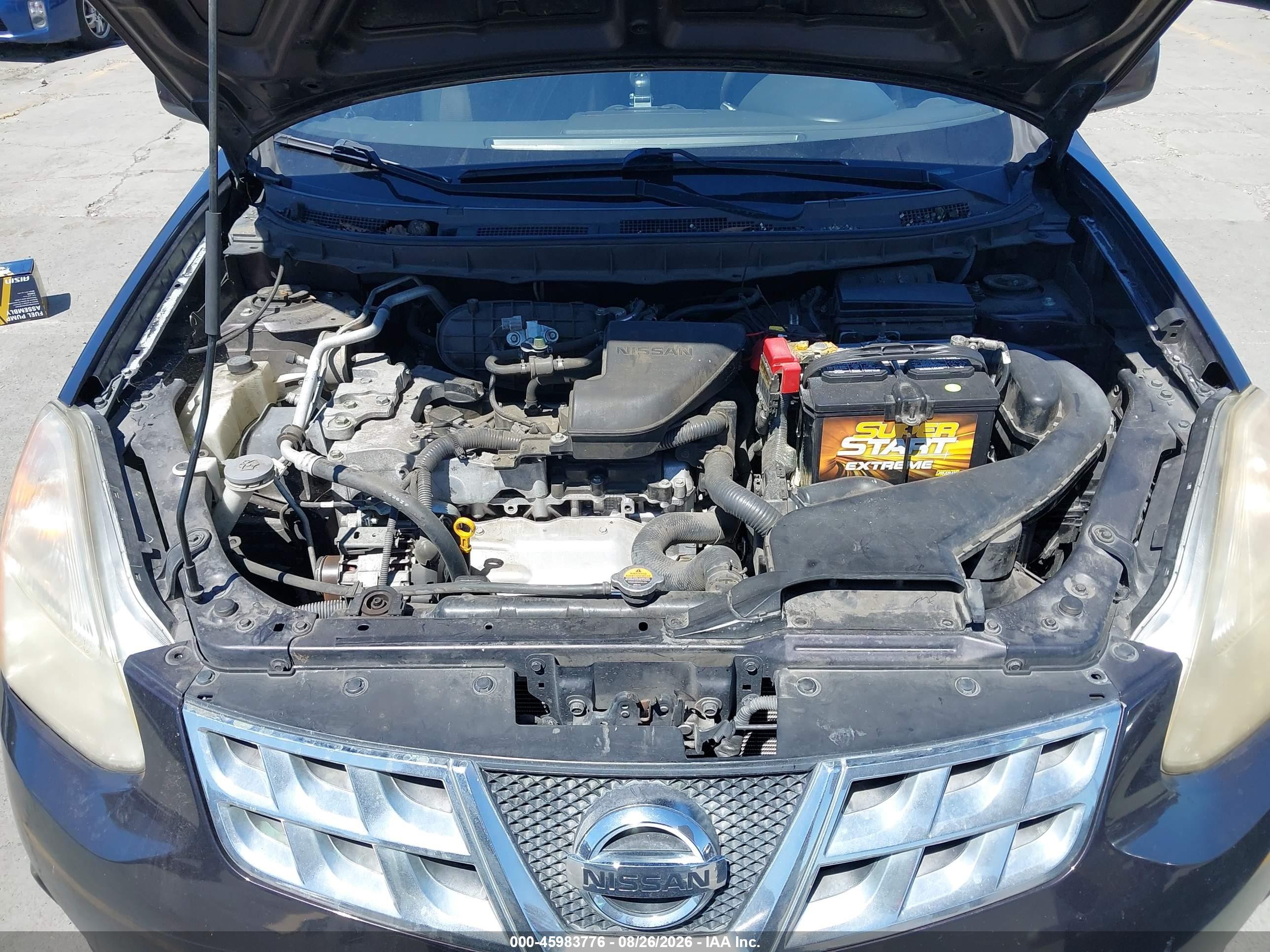 2012 Nissan Rogue Sv Black vin: JN8AS5MT9CW290616