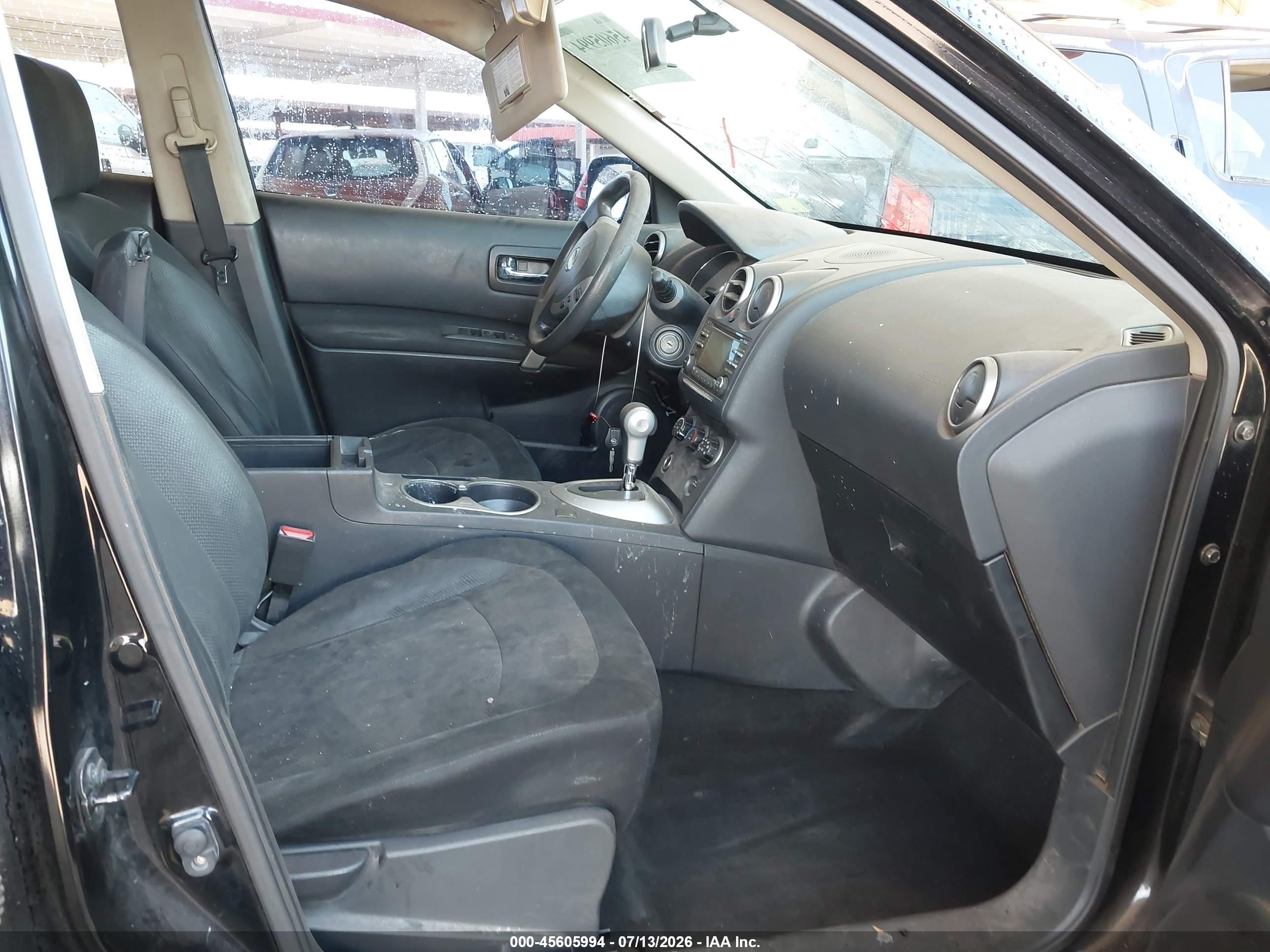 2012 Nissan Rogue S Black vin: JN8AS5MT9CW290633