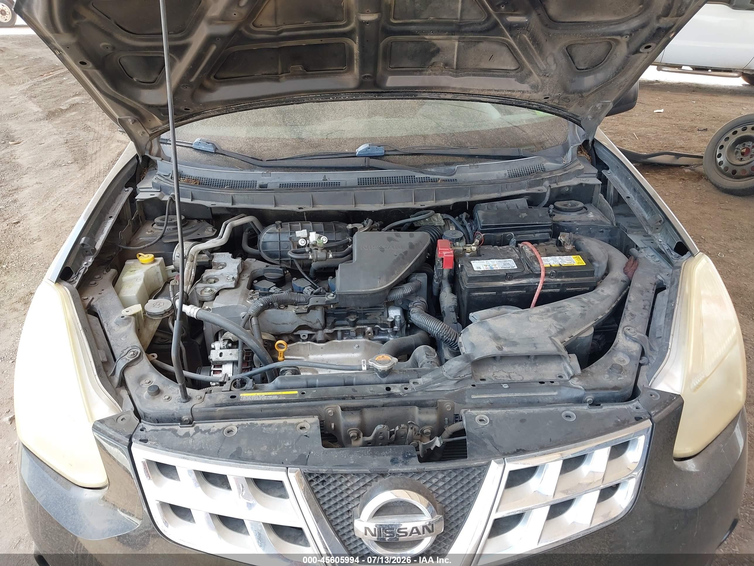 2012 Nissan Rogue S Black vin: JN8AS5MT9CW290633
