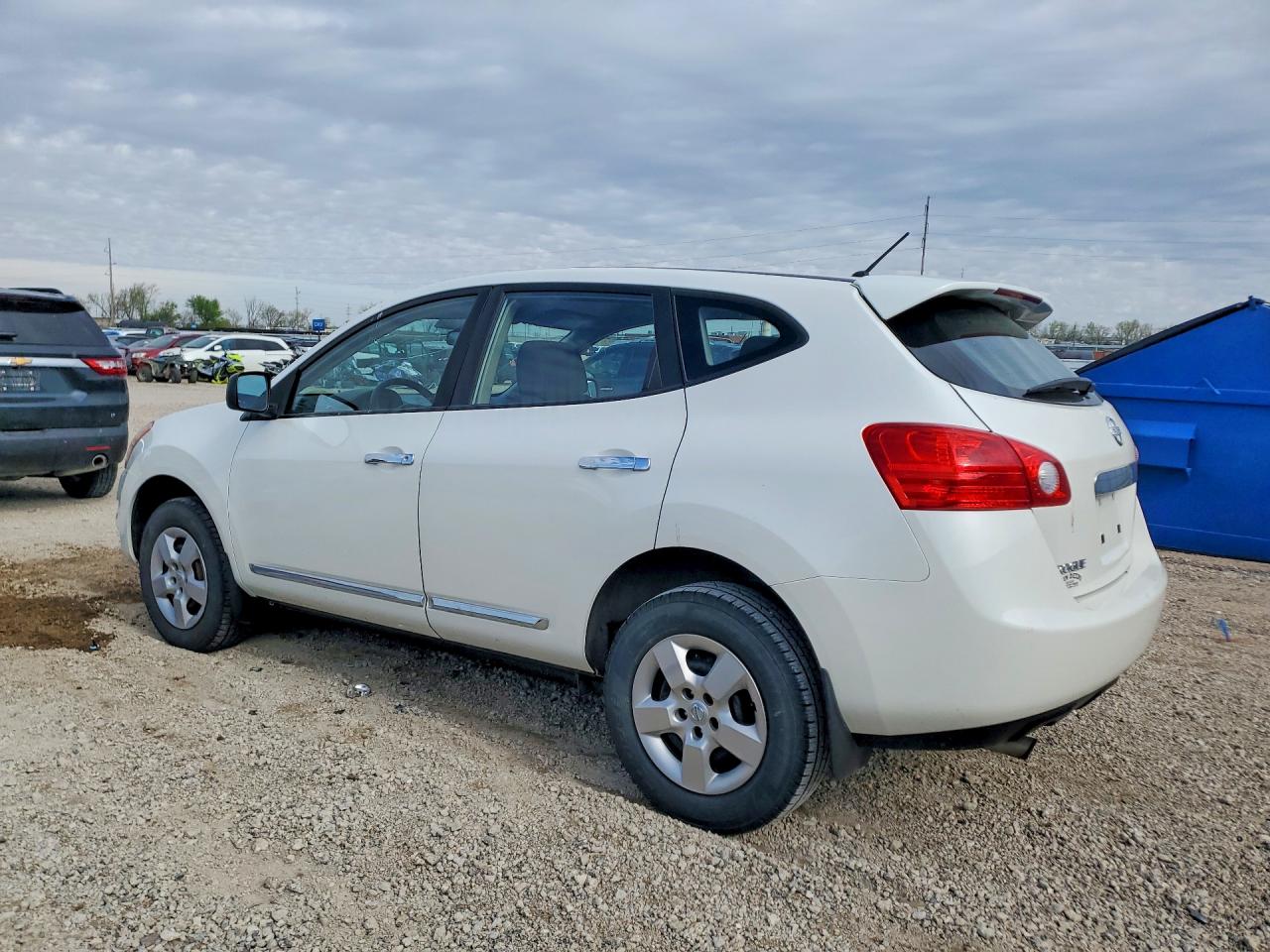 2012 Nissan Rogue S White vin: JN8AS5MT9CW294892
