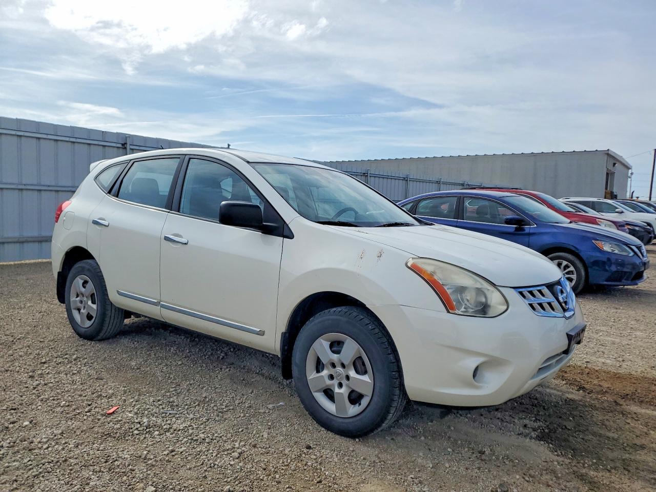 2012 Nissan Rogue S White vin: JN8AS5MT9CW294892
