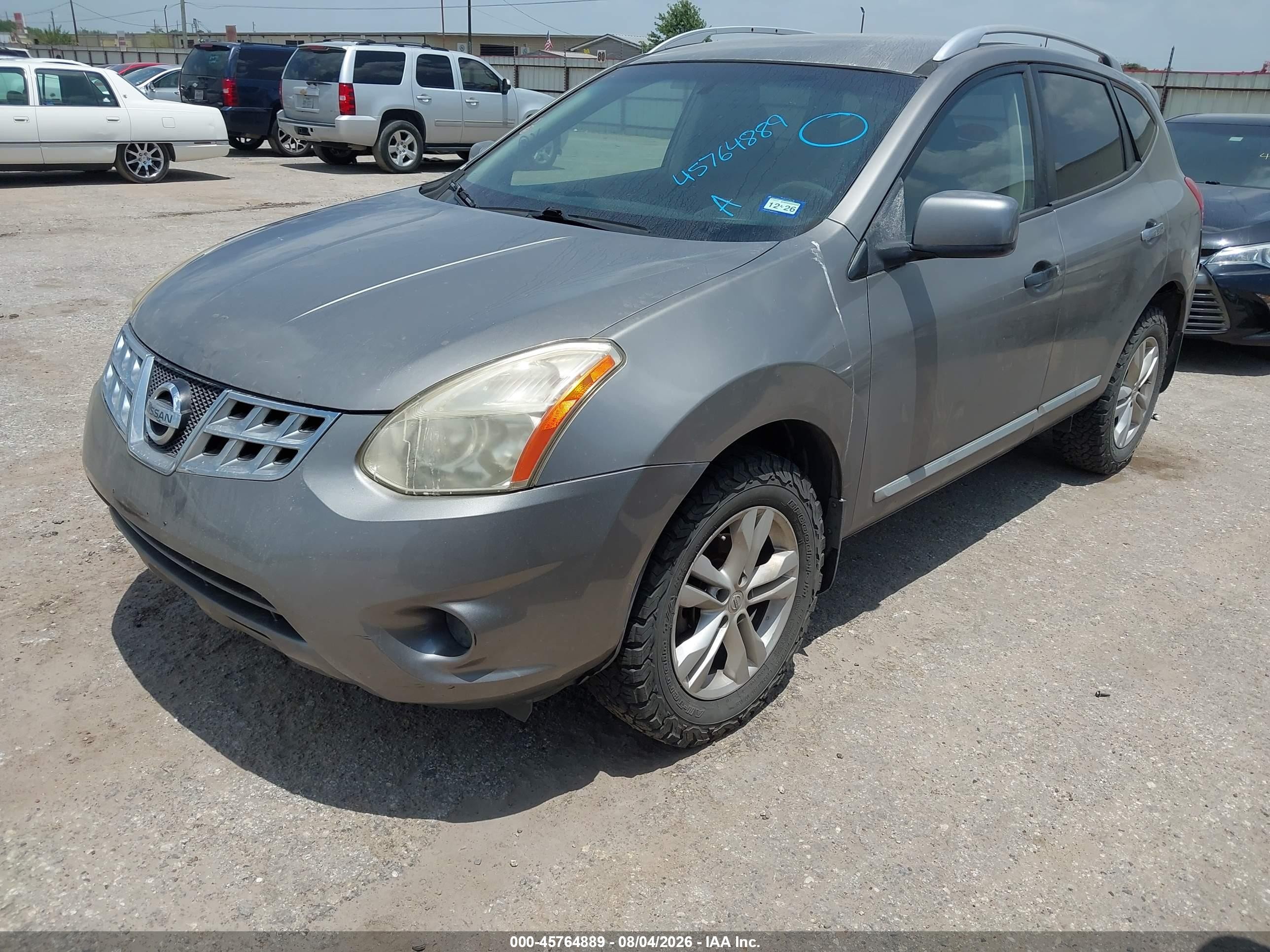 2012 Nissan Rogue Sv Серебряный vin: JN8AS5MT9CW296349
