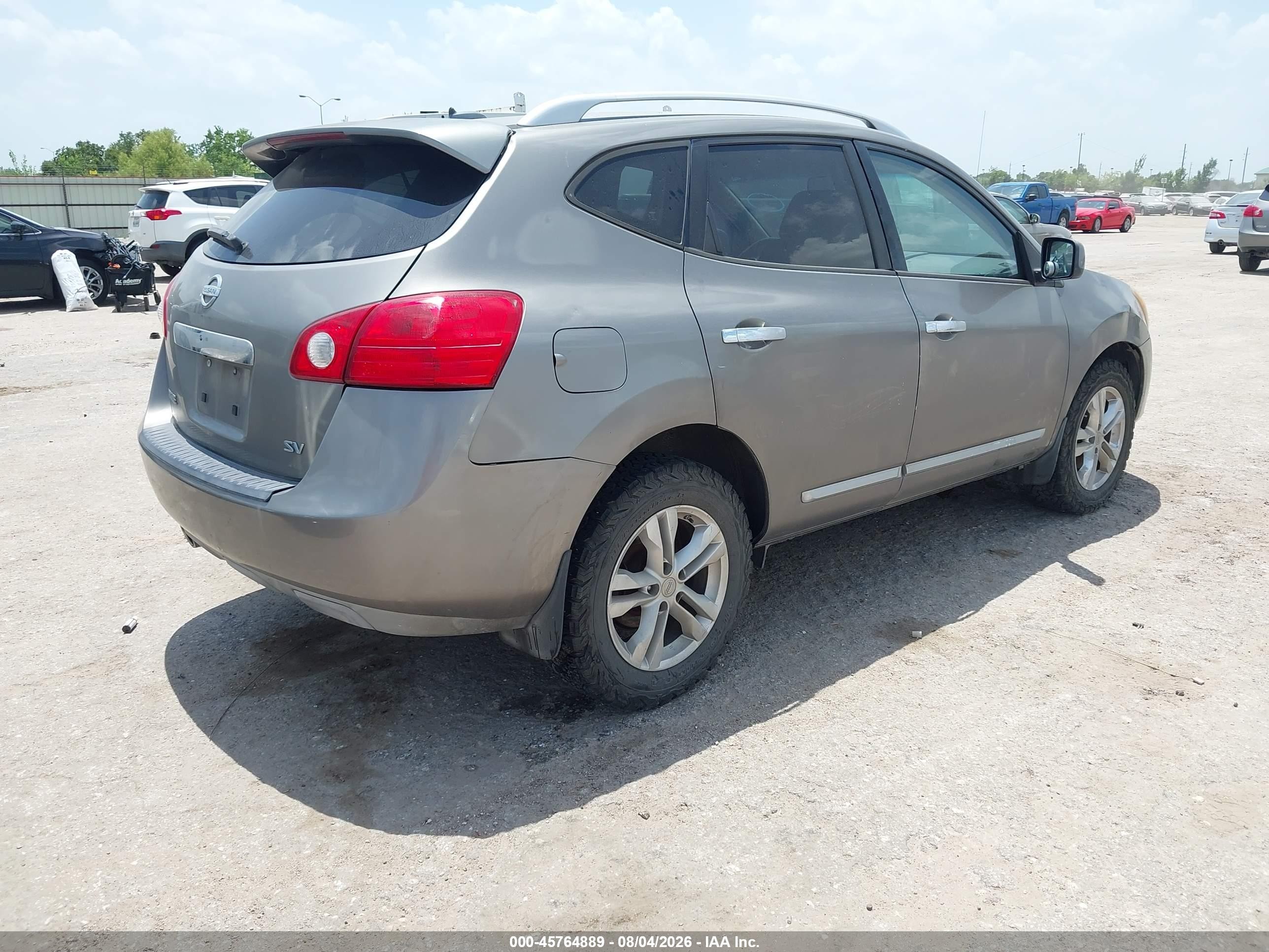 2012 Nissan Rogue Sv Серебряный vin: JN8AS5MT9CW296349