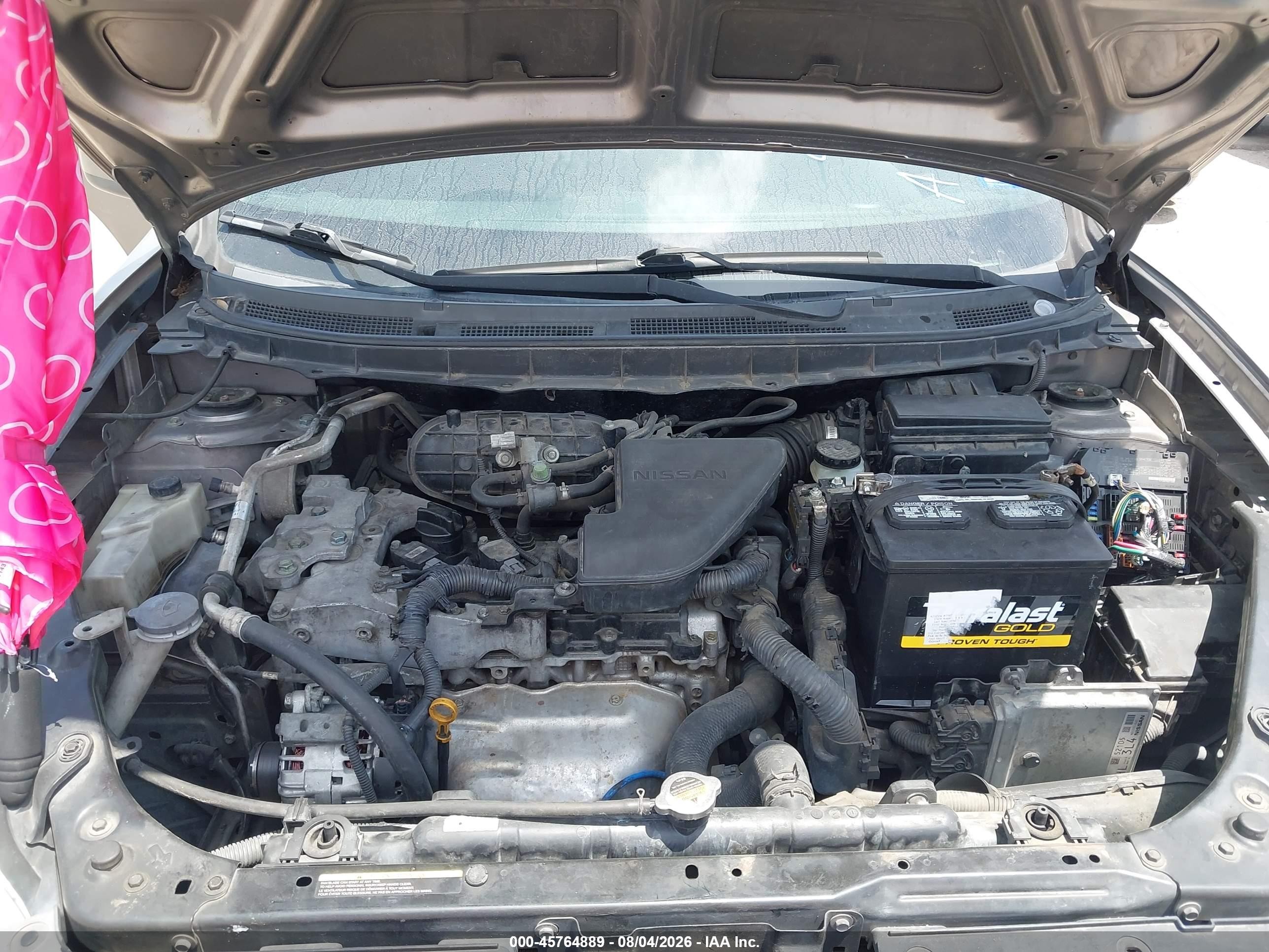 2012 Nissan Rogue Sv Серебряный vin: JN8AS5MT9CW296349