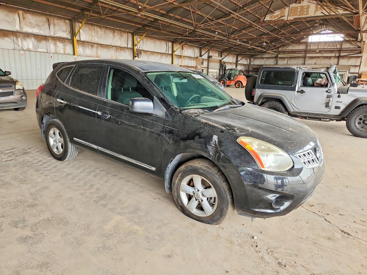 2012 Nissan Rogue S Black vin: JN8AS5MT9CW301176