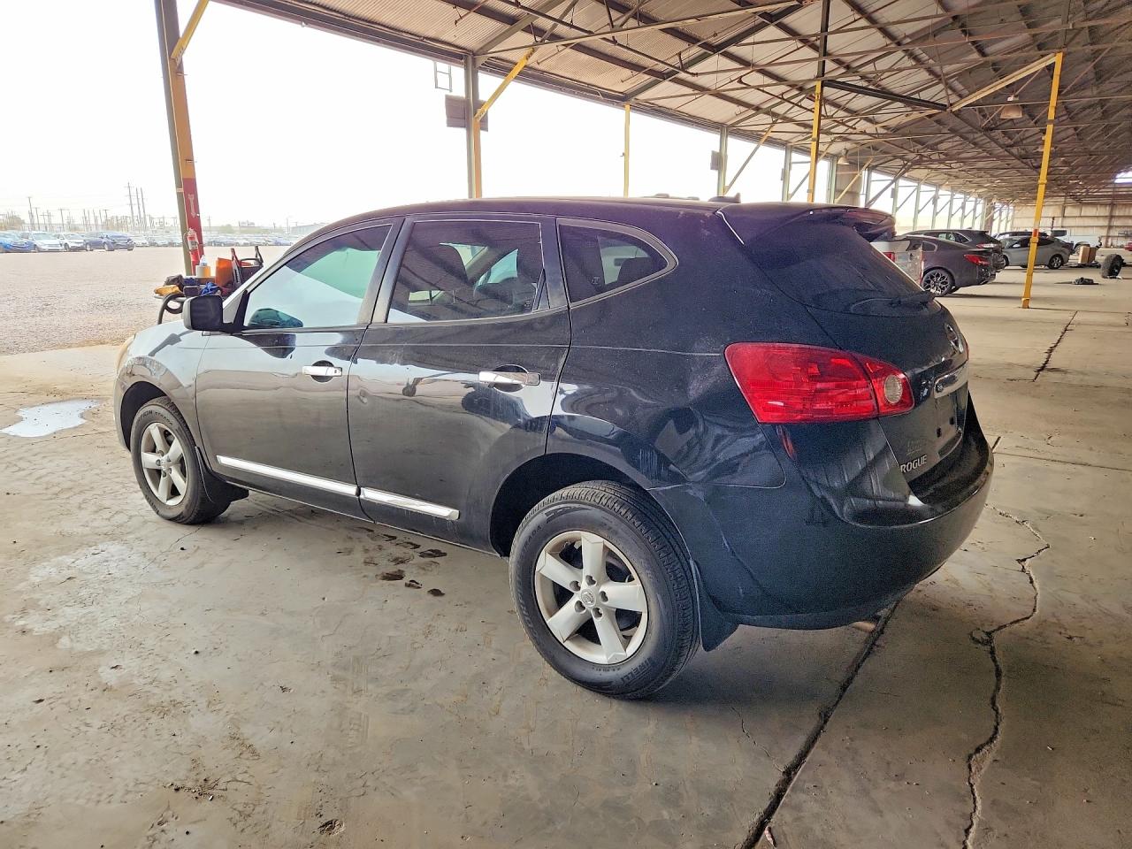 2012 Nissan Rogue S Black vin: JN8AS5MT9CW301176