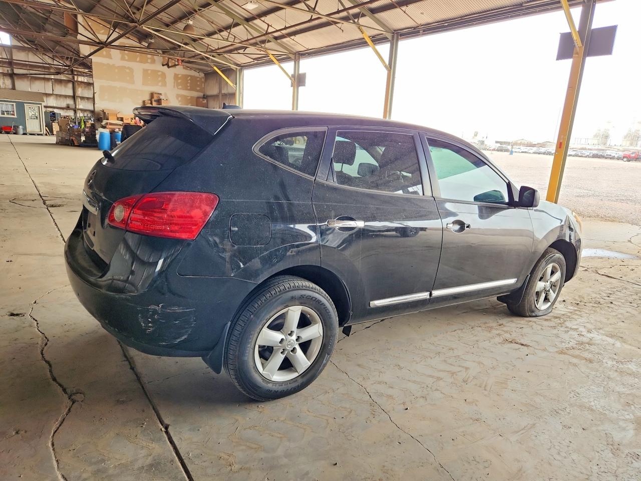 2012 Nissan Rogue S Black vin: JN8AS5MT9CW301176