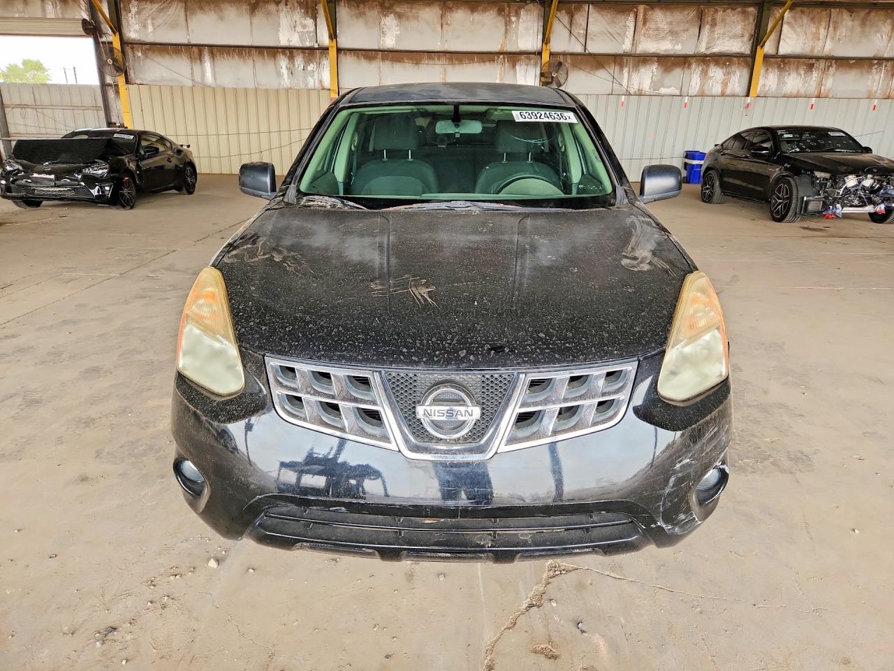 2012 Nissan Rogue S Black vin: JN8AS5MT9CW301176