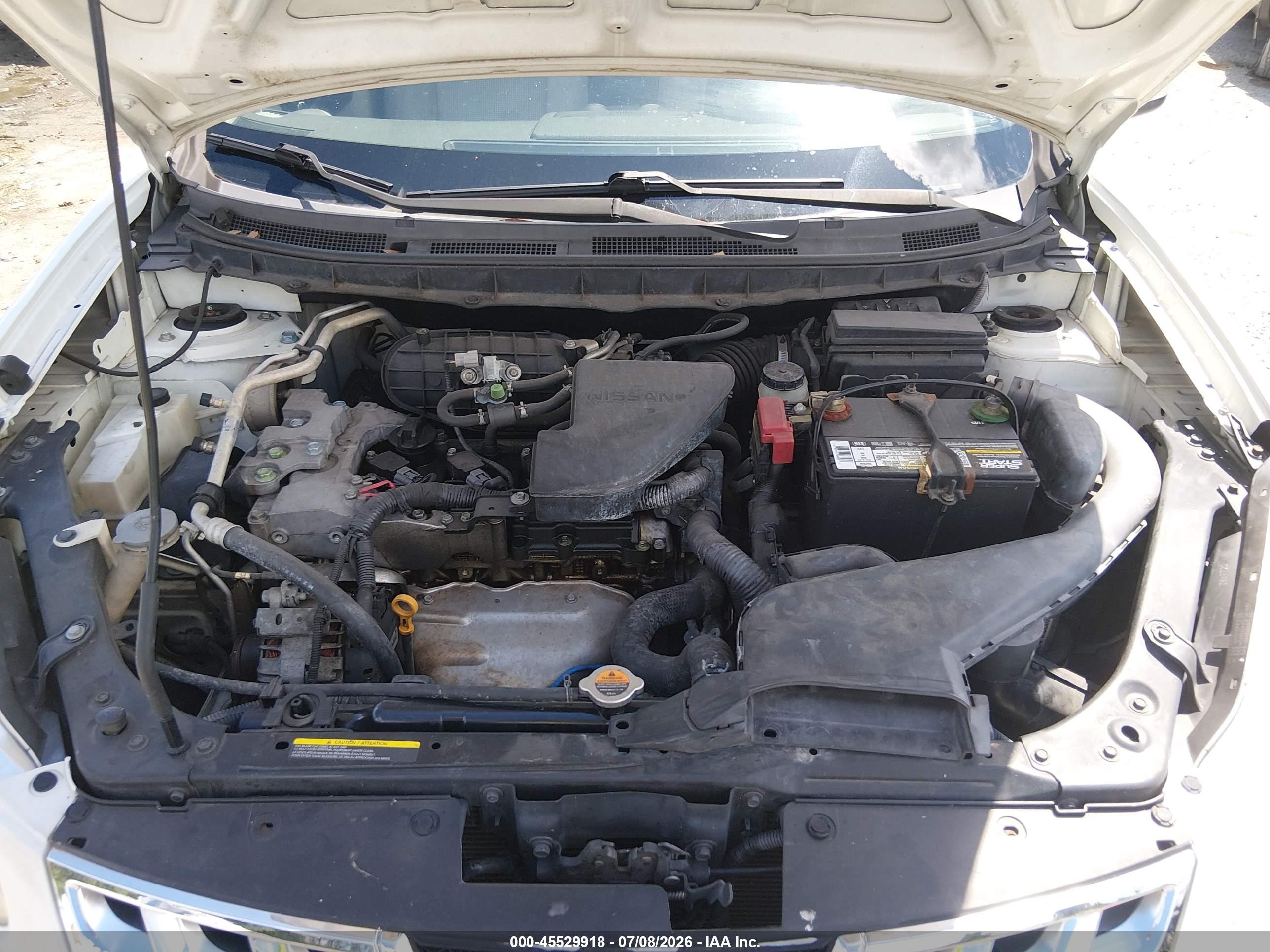 2012 Nissan Rogue Sv White vin: JN8AS5MT9CW302800