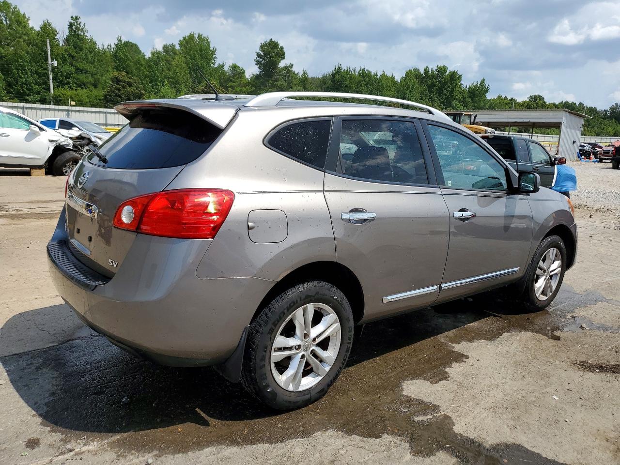 2012 Nissan Rogue S Gray vin: JN8AS5MT9CW611389
