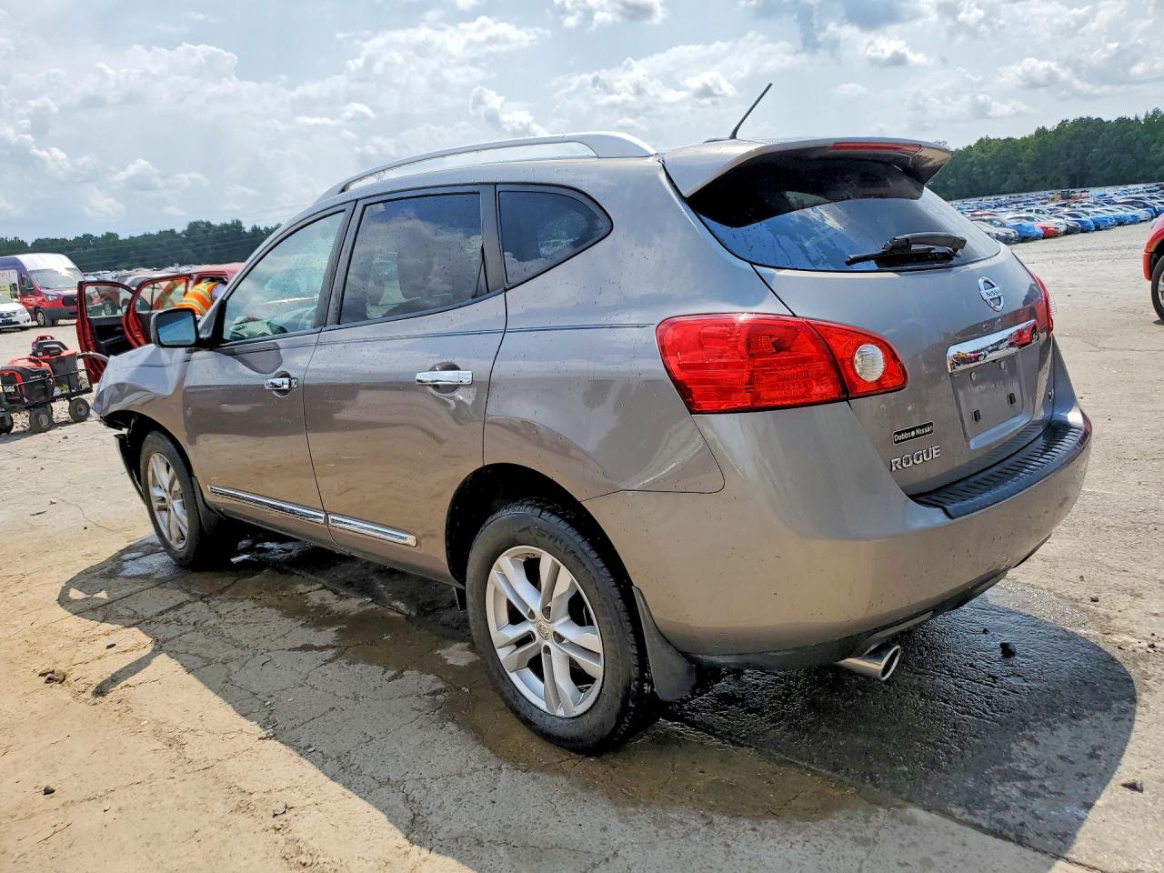 2012 Nissan Rogue S Gray vin: JN8AS5MT9CW611389