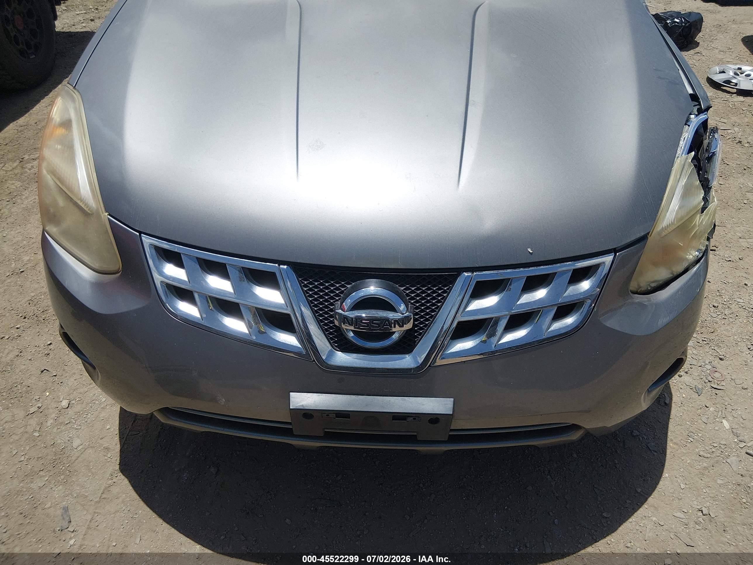 2012 Nissan Rogue S Gray vin: JN8AS5MT9CW612204