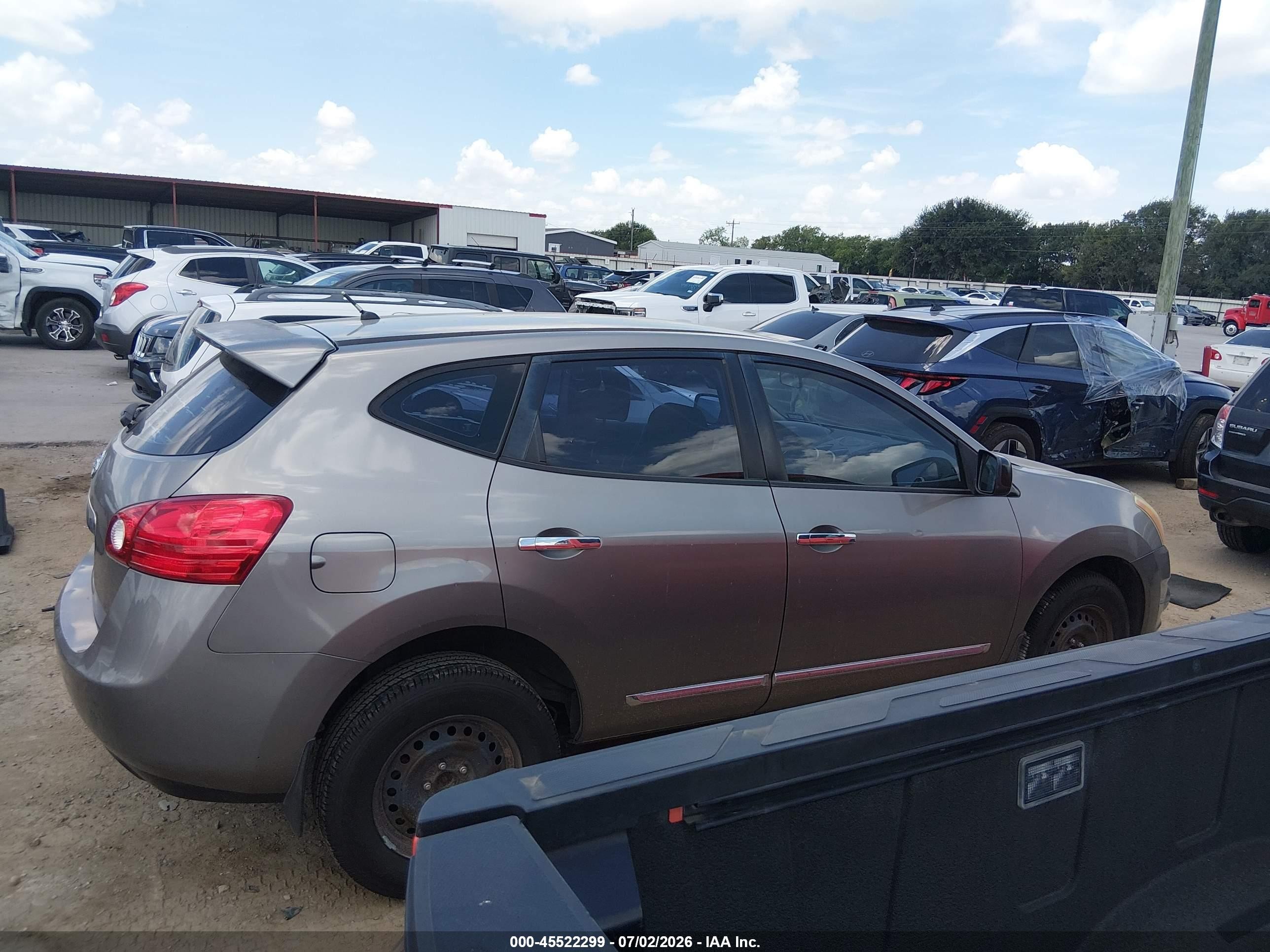 2012 Nissan Rogue S Gray vin: JN8AS5MT9CW612204