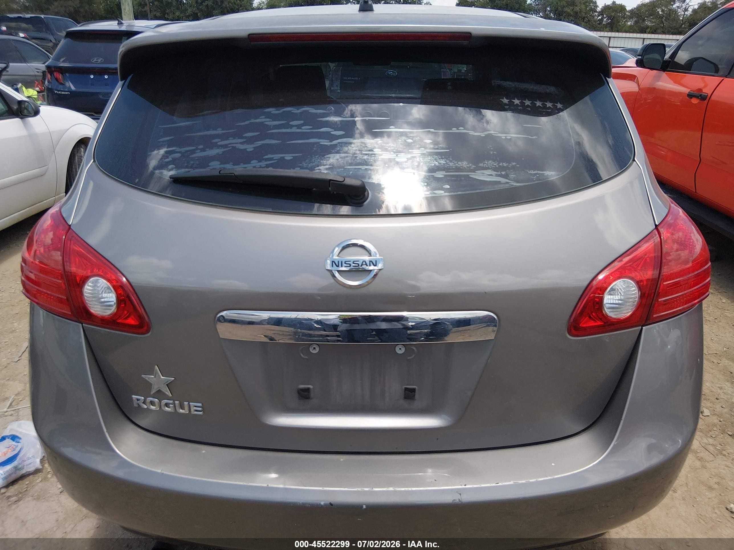 2012 Nissan Rogue S Gray vin: JN8AS5MT9CW612204