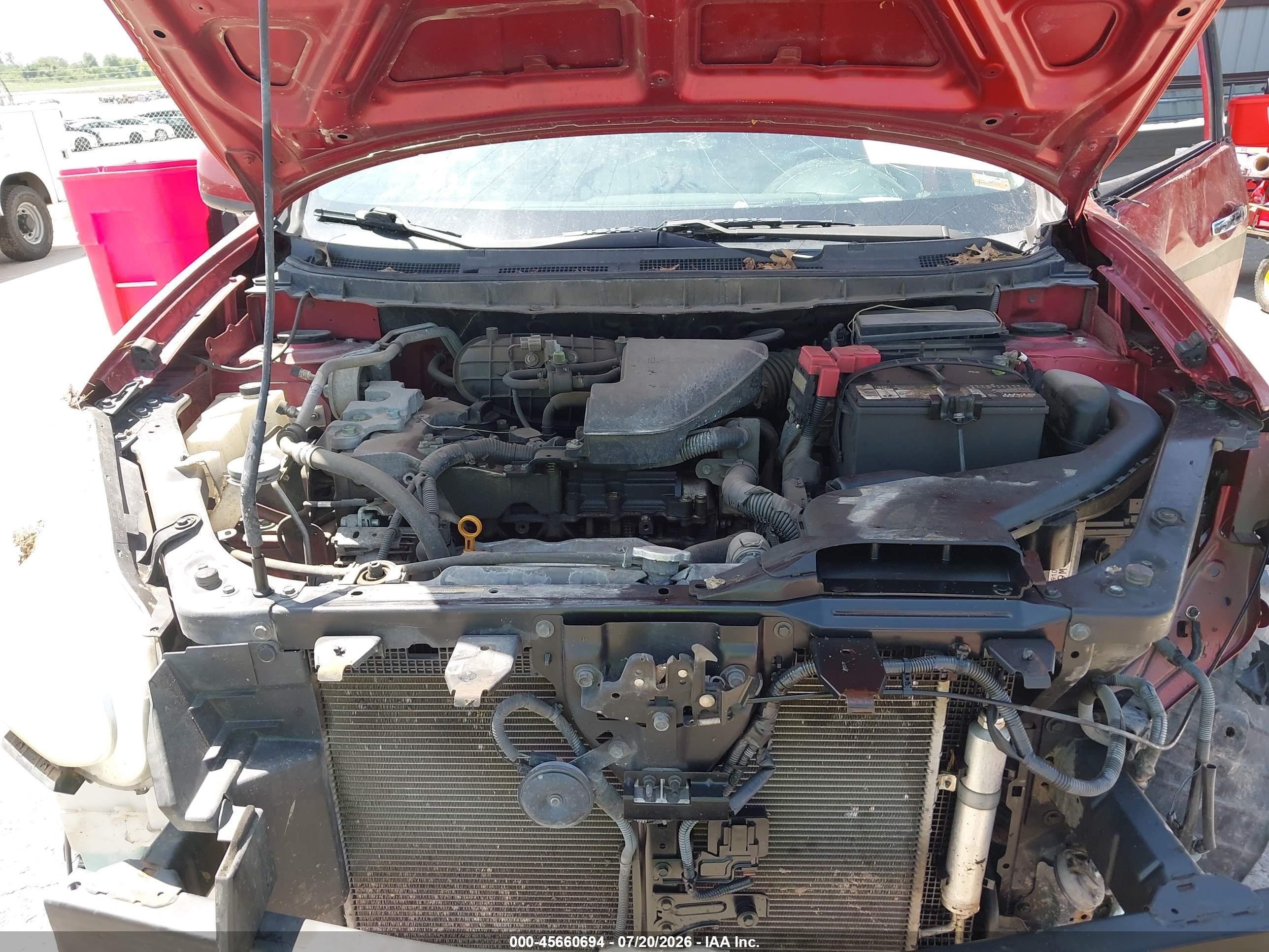 2013 Nissan Rogue Sv Красный vin: JN8AS5MT9DW001994