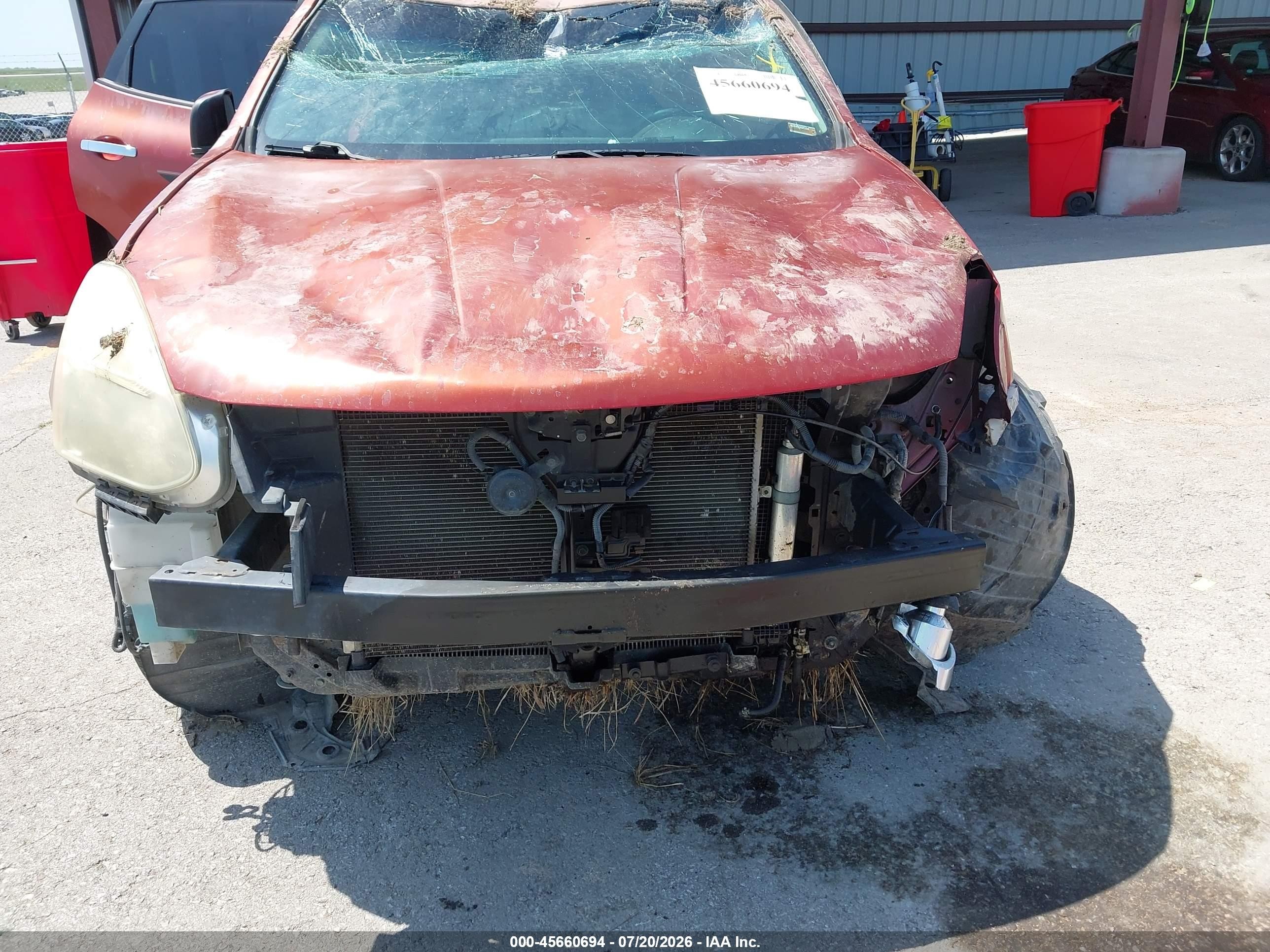 2013 Nissan Rogue Sv Красный vin: JN8AS5MT9DW001994