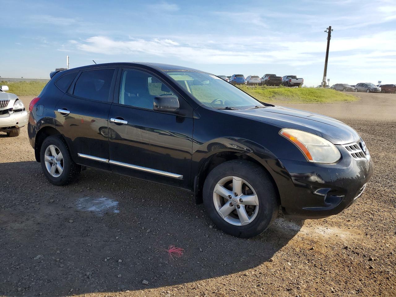 2013 Nissan Rogue S Black vin: JN8AS5MT9DW008881