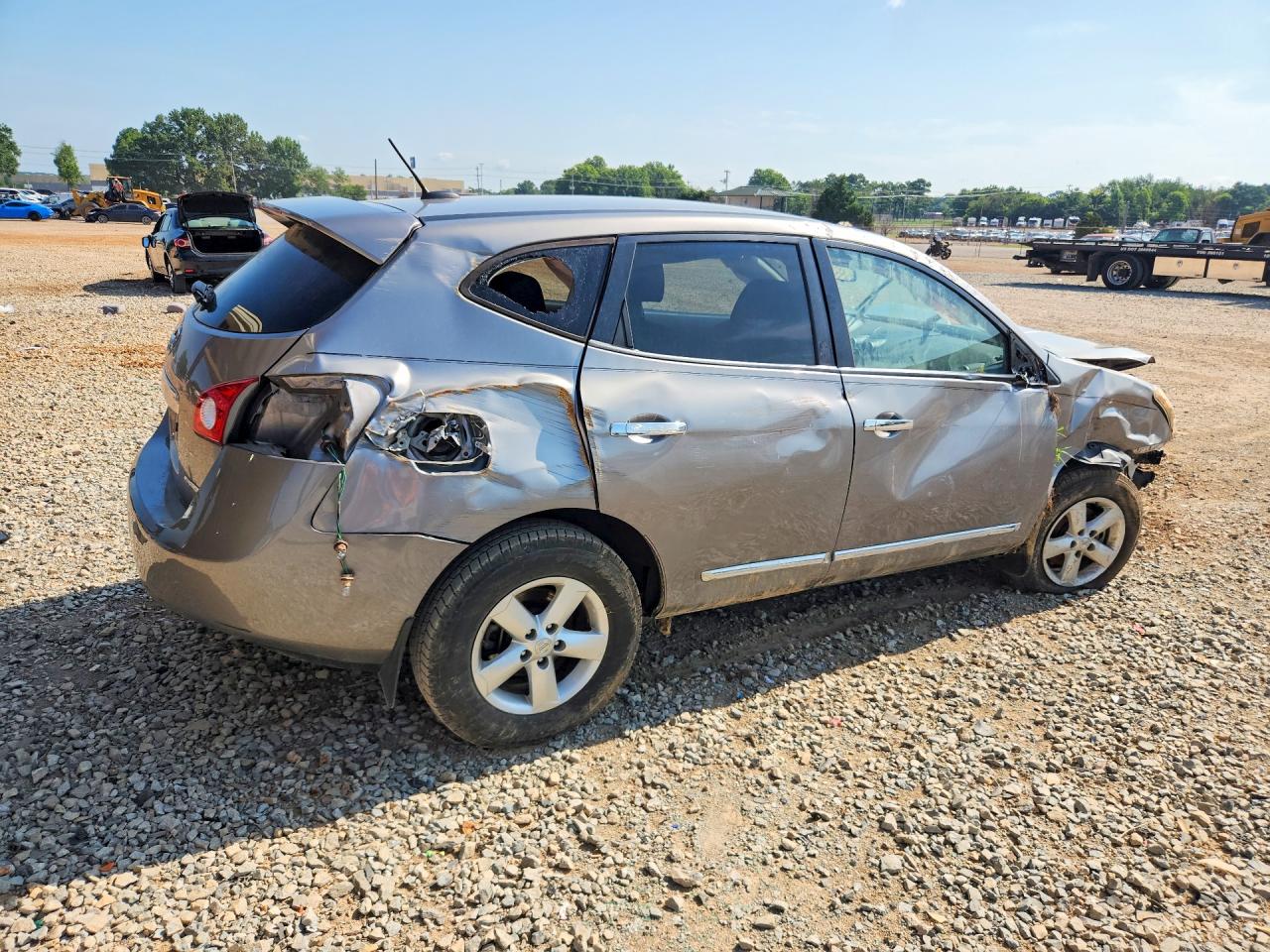 2013 Nissan Rogue S Gray vin: JN8AS5MT9DW013823