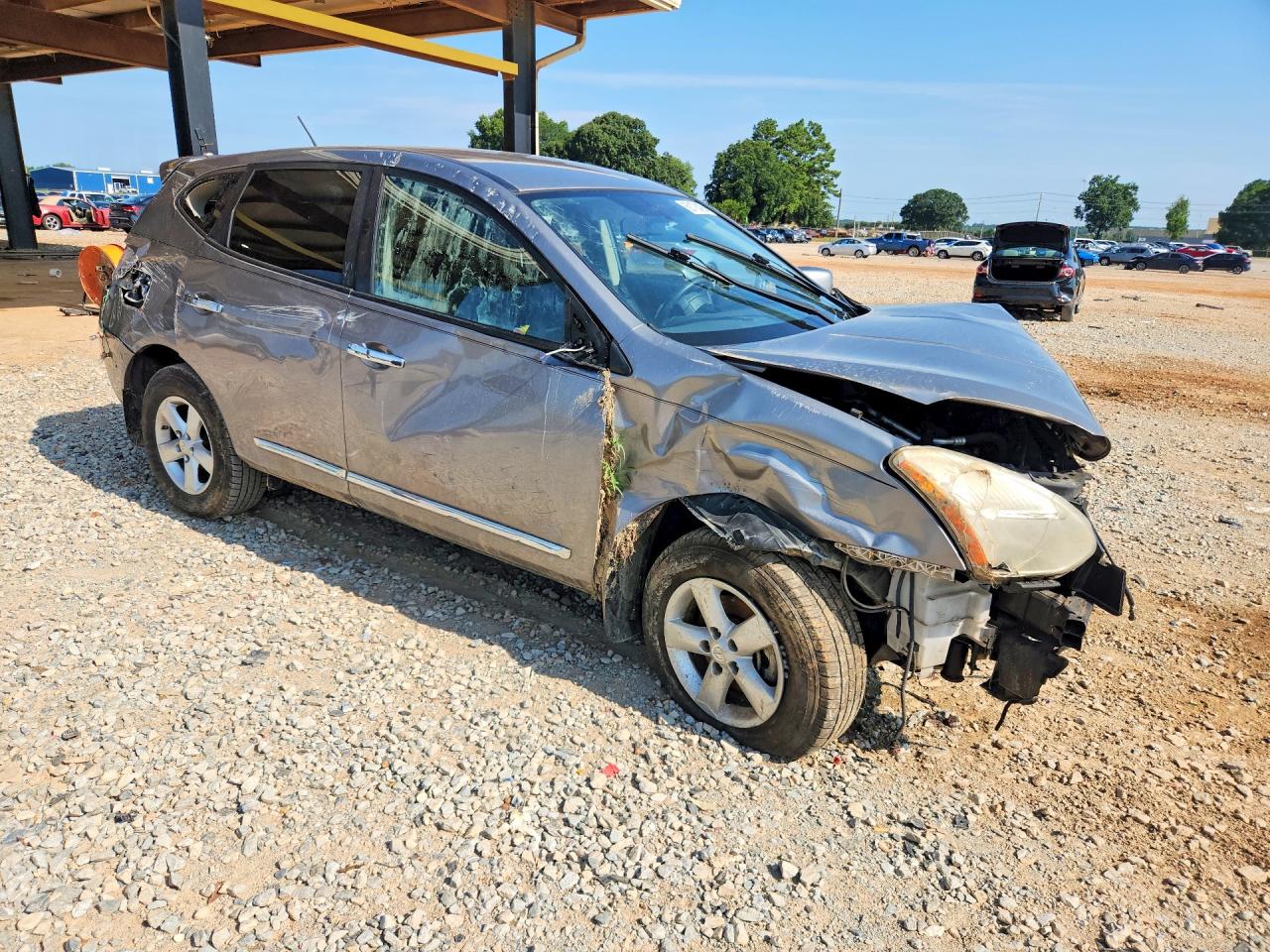 2013 Nissan Rogue S Gray vin: JN8AS5MT9DW013823