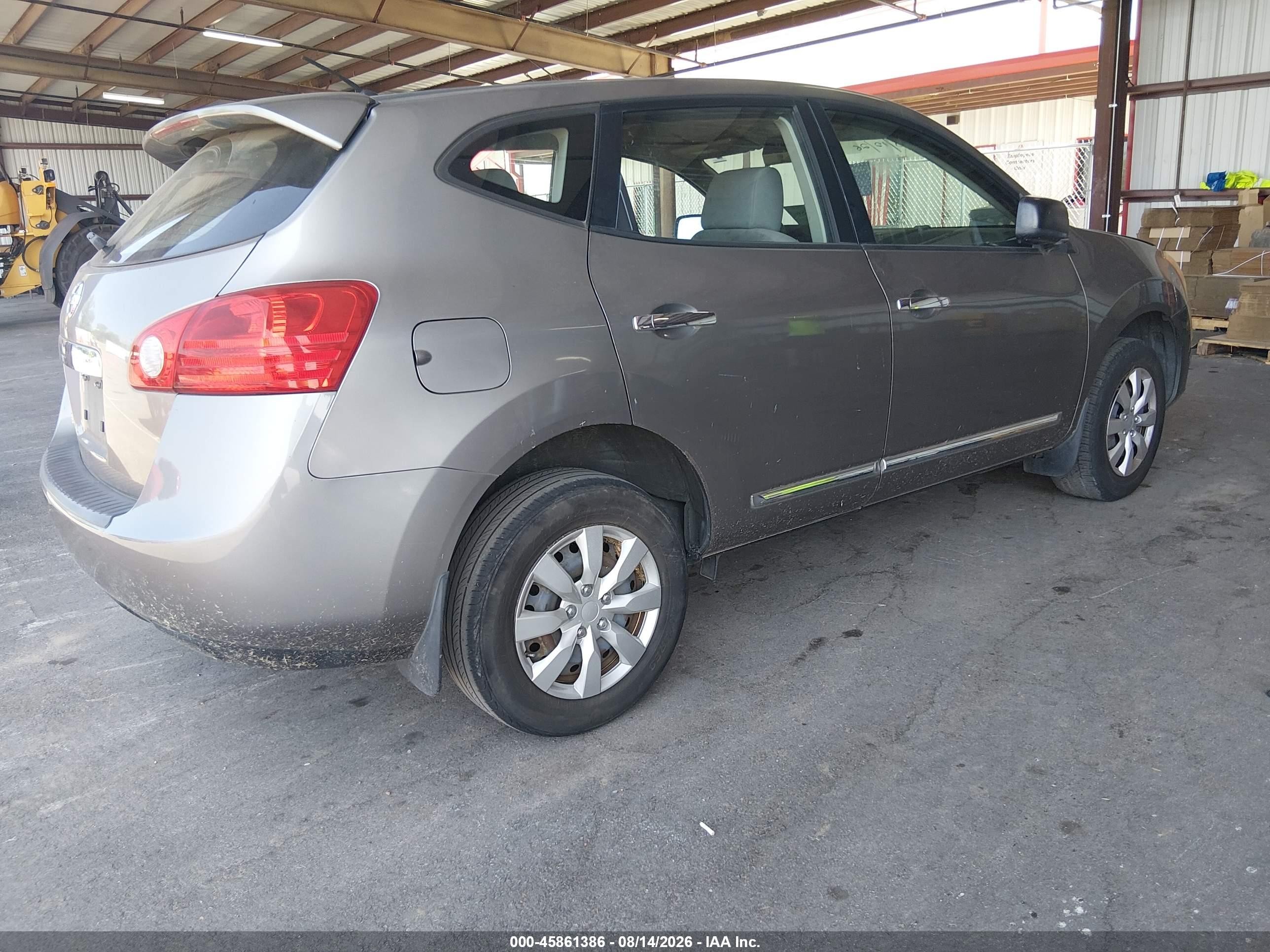 2013 Nissan Rogue S Gray vin: JN8AS5MT9DW032131
