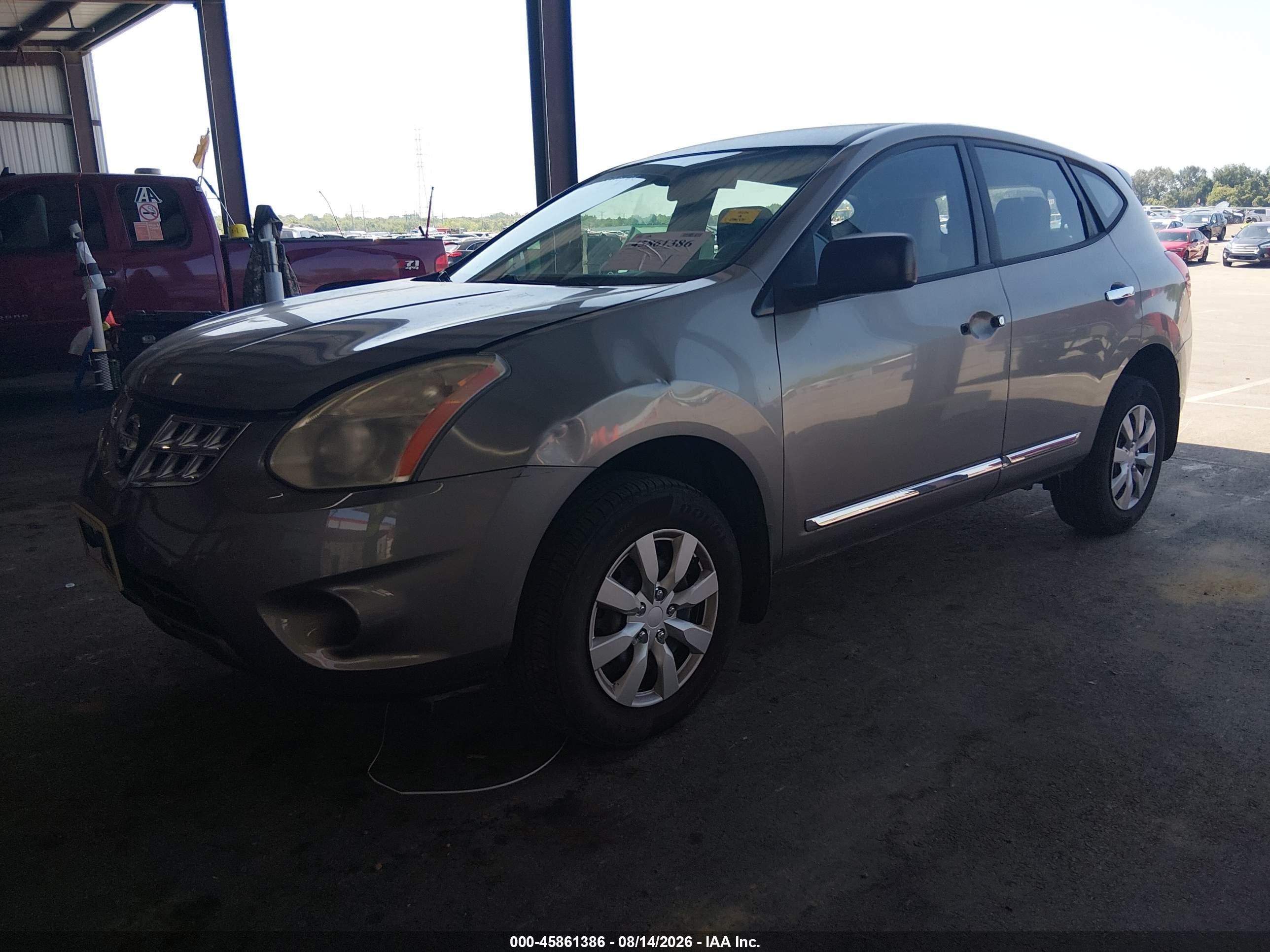 2013 Nissan Rogue S Gray vin: JN8AS5MT9DW032131