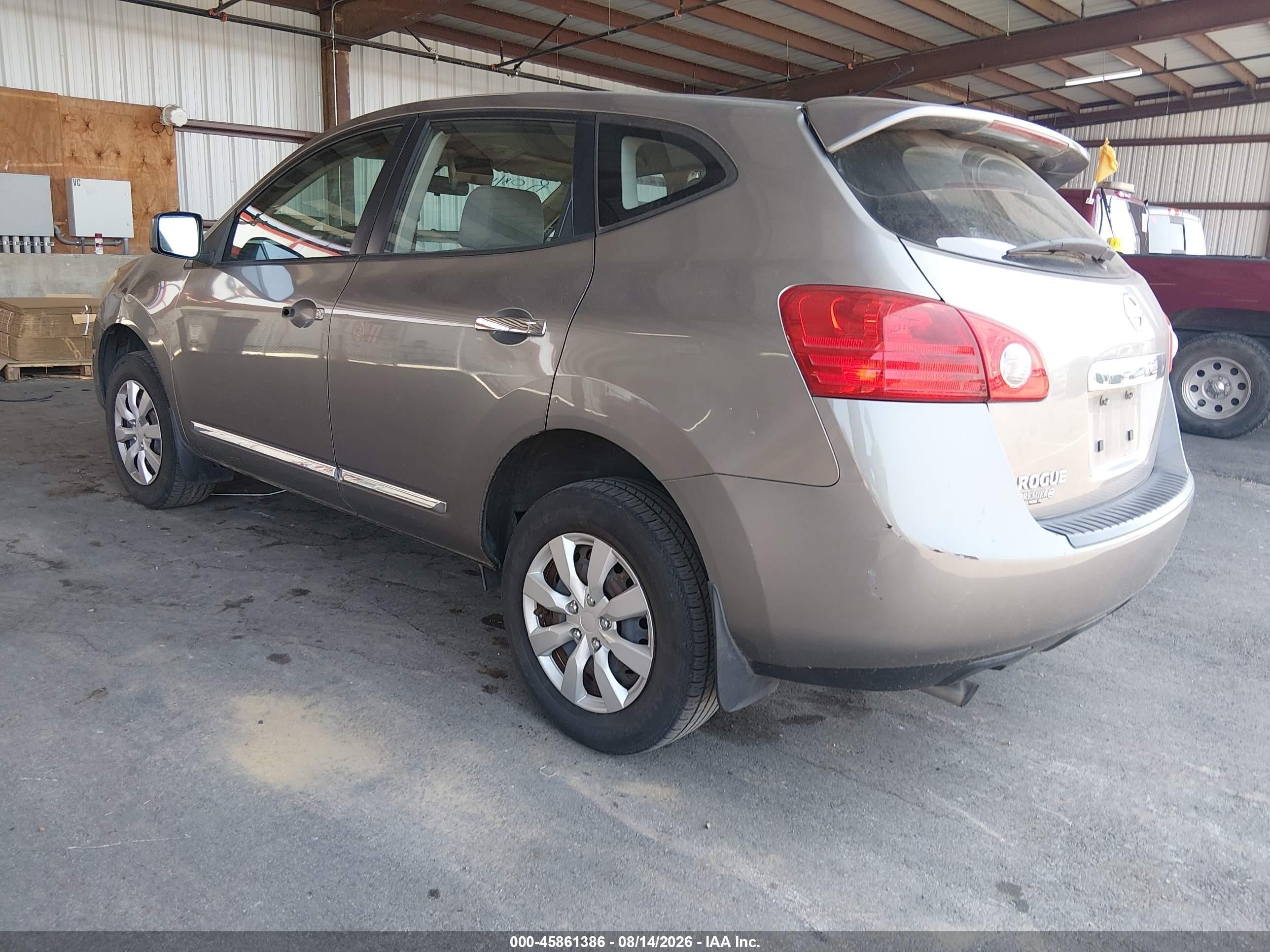 2013 Nissan Rogue S Gray vin: JN8AS5MT9DW032131