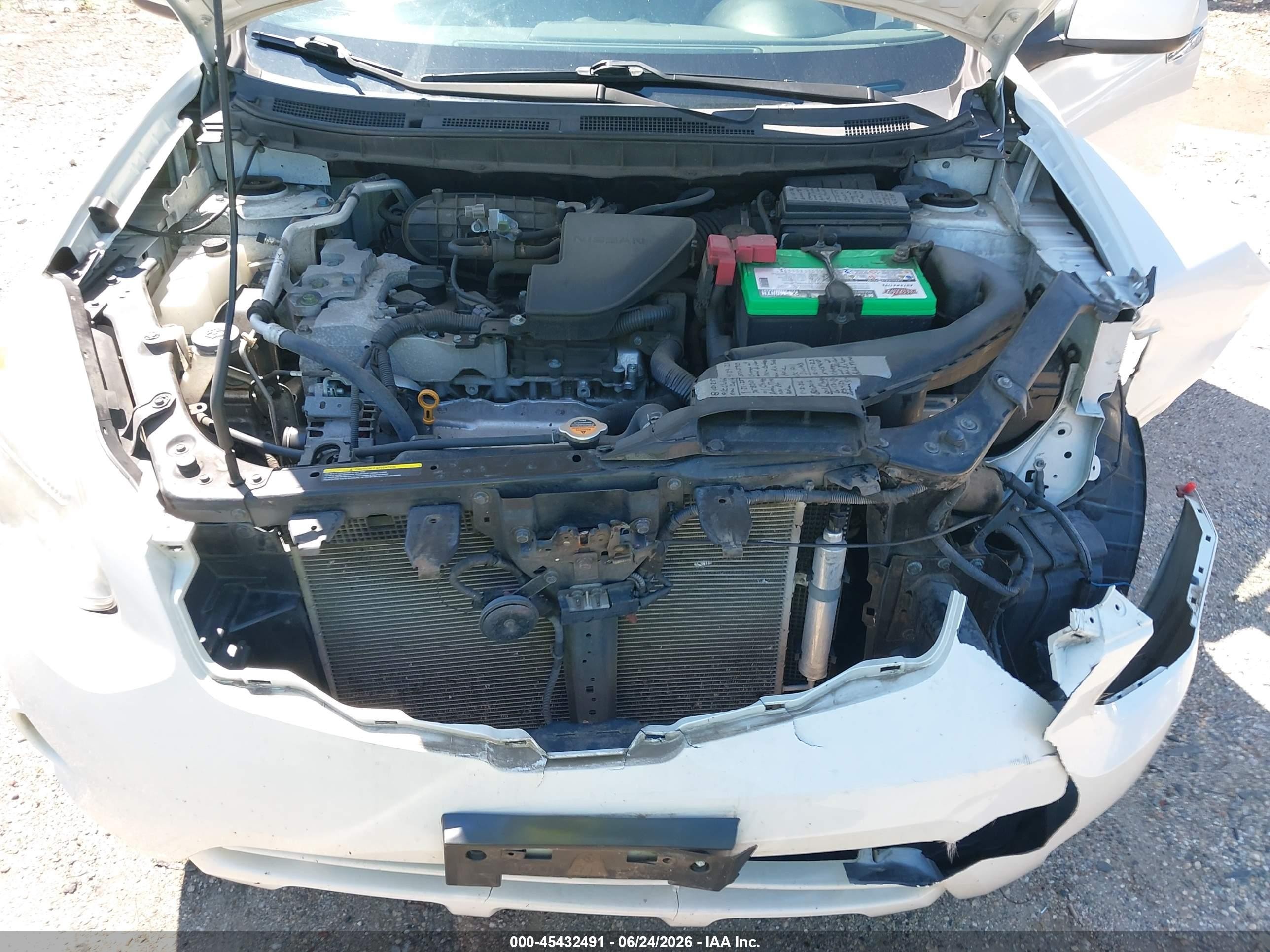 2013 Nissan Rogue S White vin: JN8AS5MT9DW033859