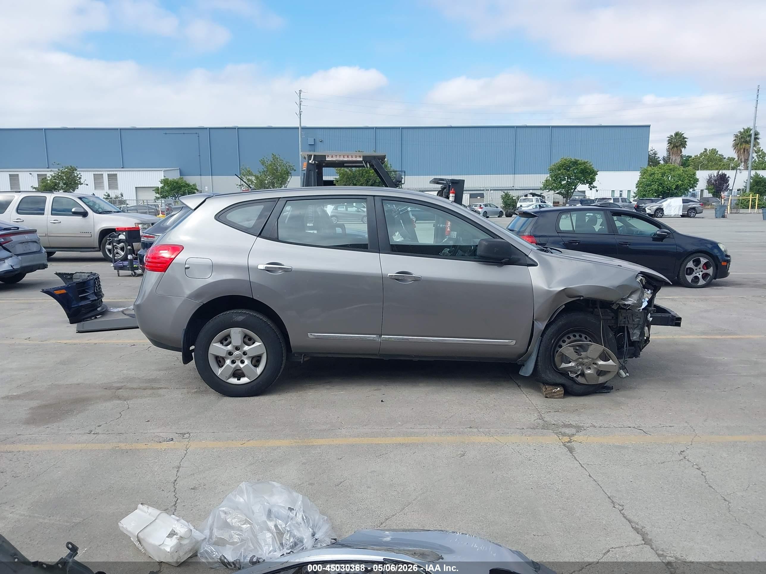 2013 Nissan Rogue S Gray vin: JN8AS5MT9DW043288