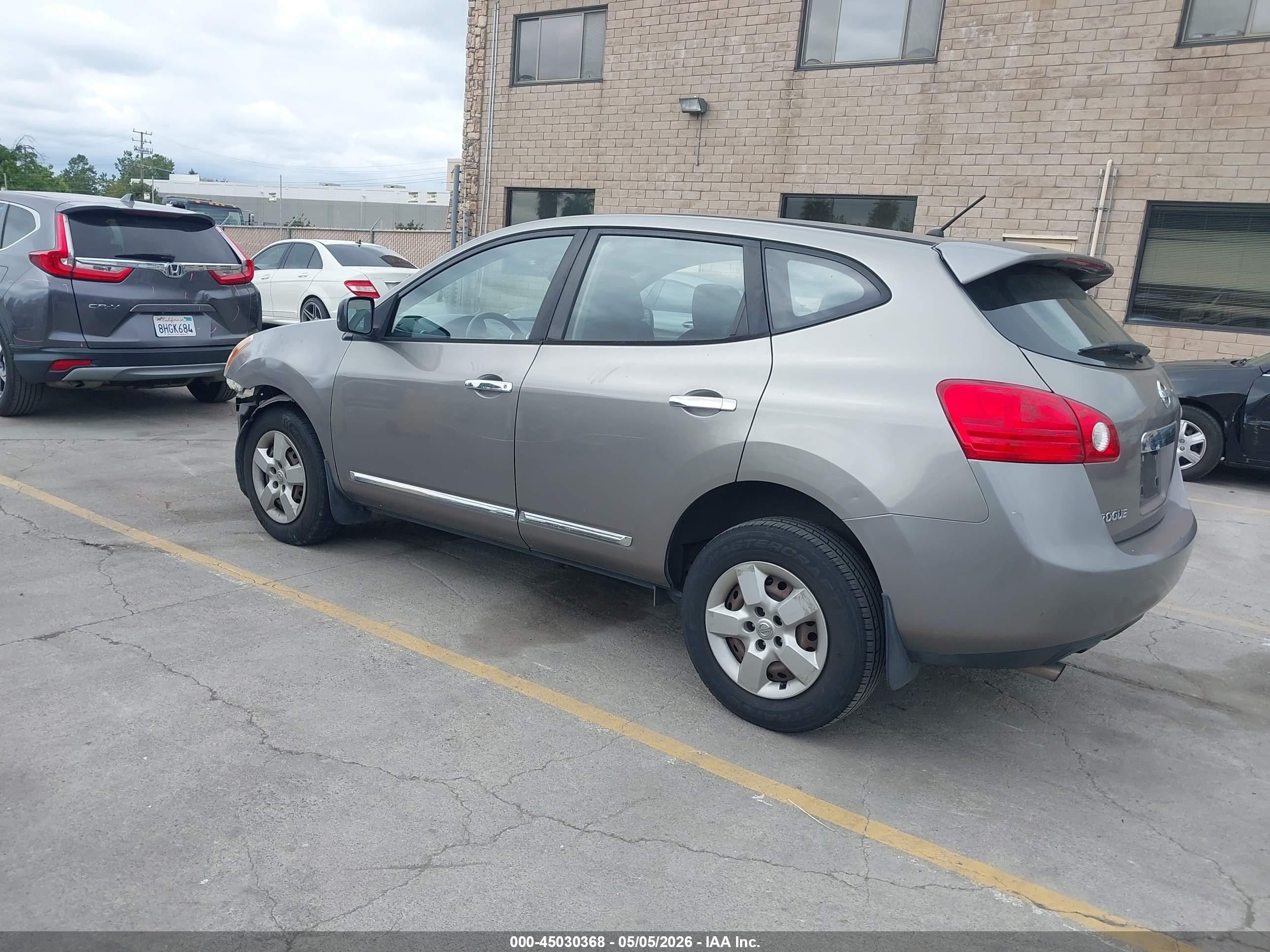 2013 Nissan Rogue S Gray vin: JN8AS5MT9DW043288