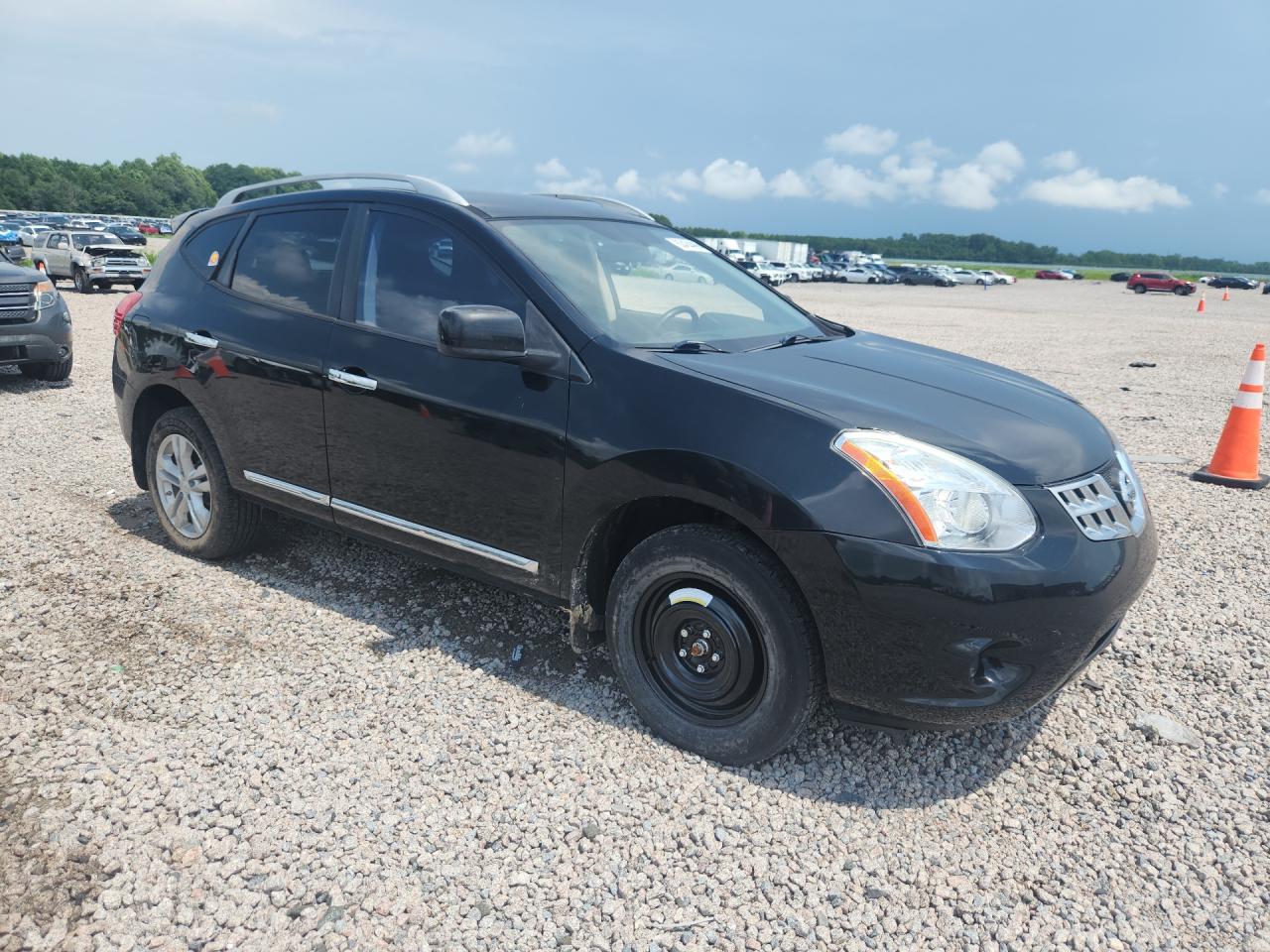 2013 Nissan Rogue S Black vin: JN8AS5MT9DW502092