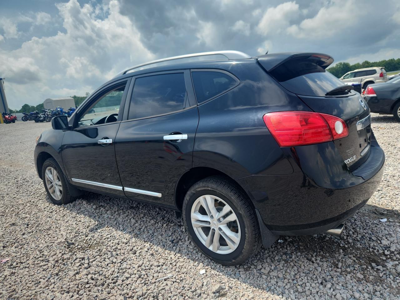 2013 Nissan Rogue S Black vin: JN8AS5MT9DW502092