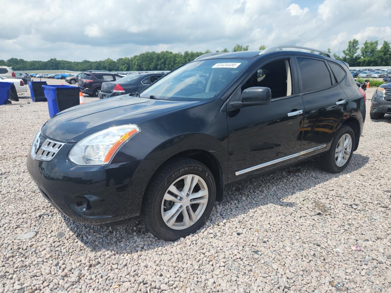 2013 Nissan Rogue S Black vin: JN8AS5MT9DW502092