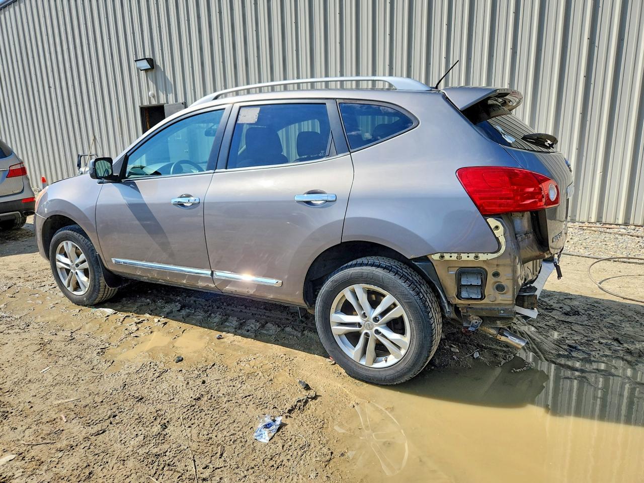 2013 Nissan Rogue S Серый vin: JN8AS5MT9DW502528