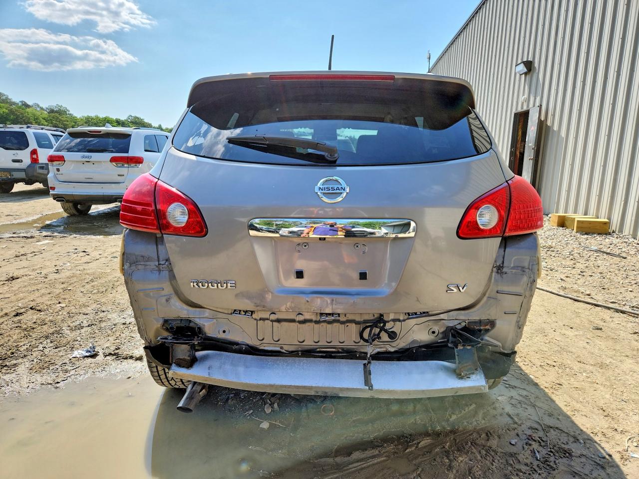 2013 Nissan Rogue S Серый vin: JN8AS5MT9DW502528