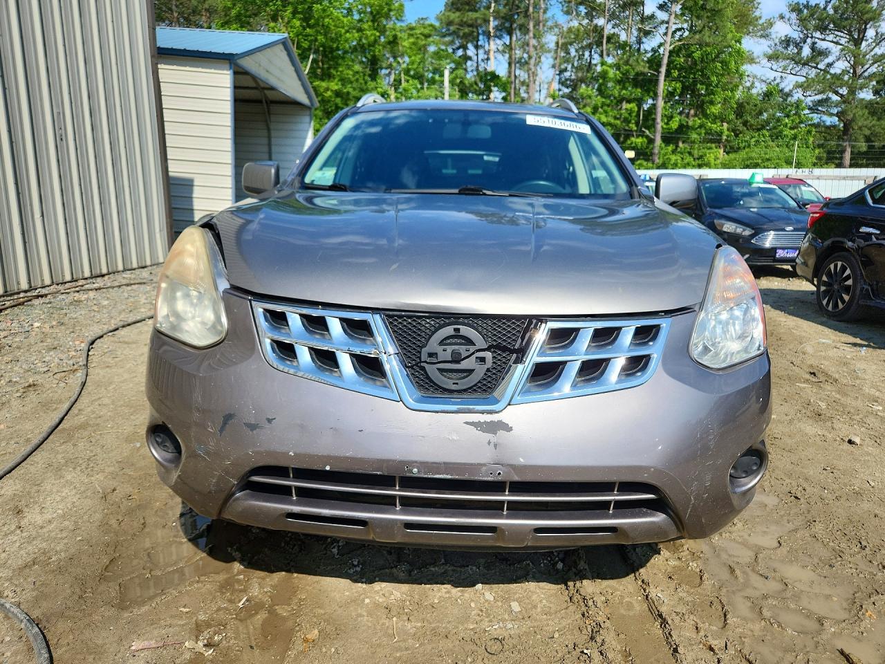 2013 Nissan Rogue S Серый vin: JN8AS5MT9DW502528