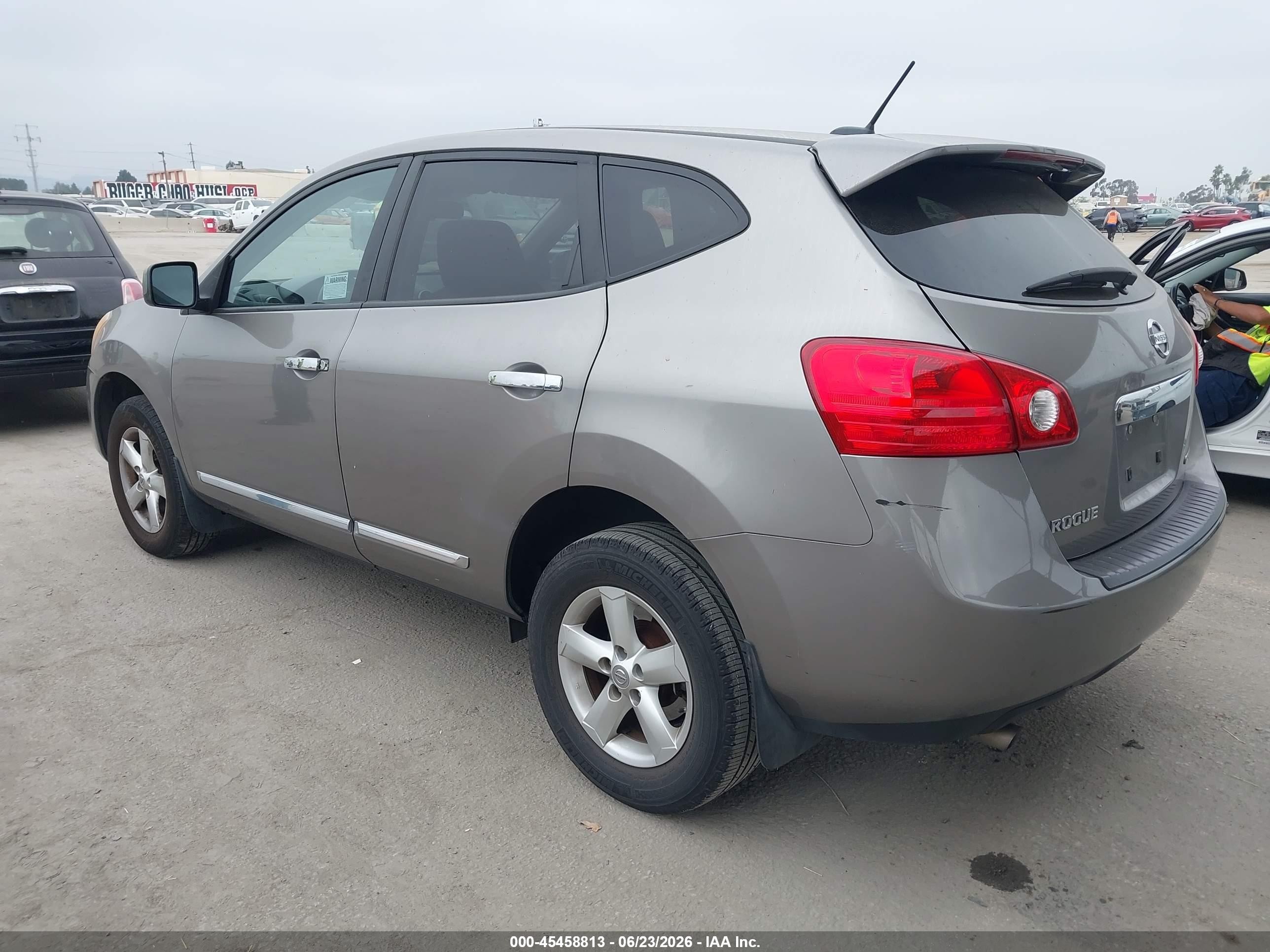 2013 Nissan Rogue S Gray vin: JN8AS5MT9DW504943