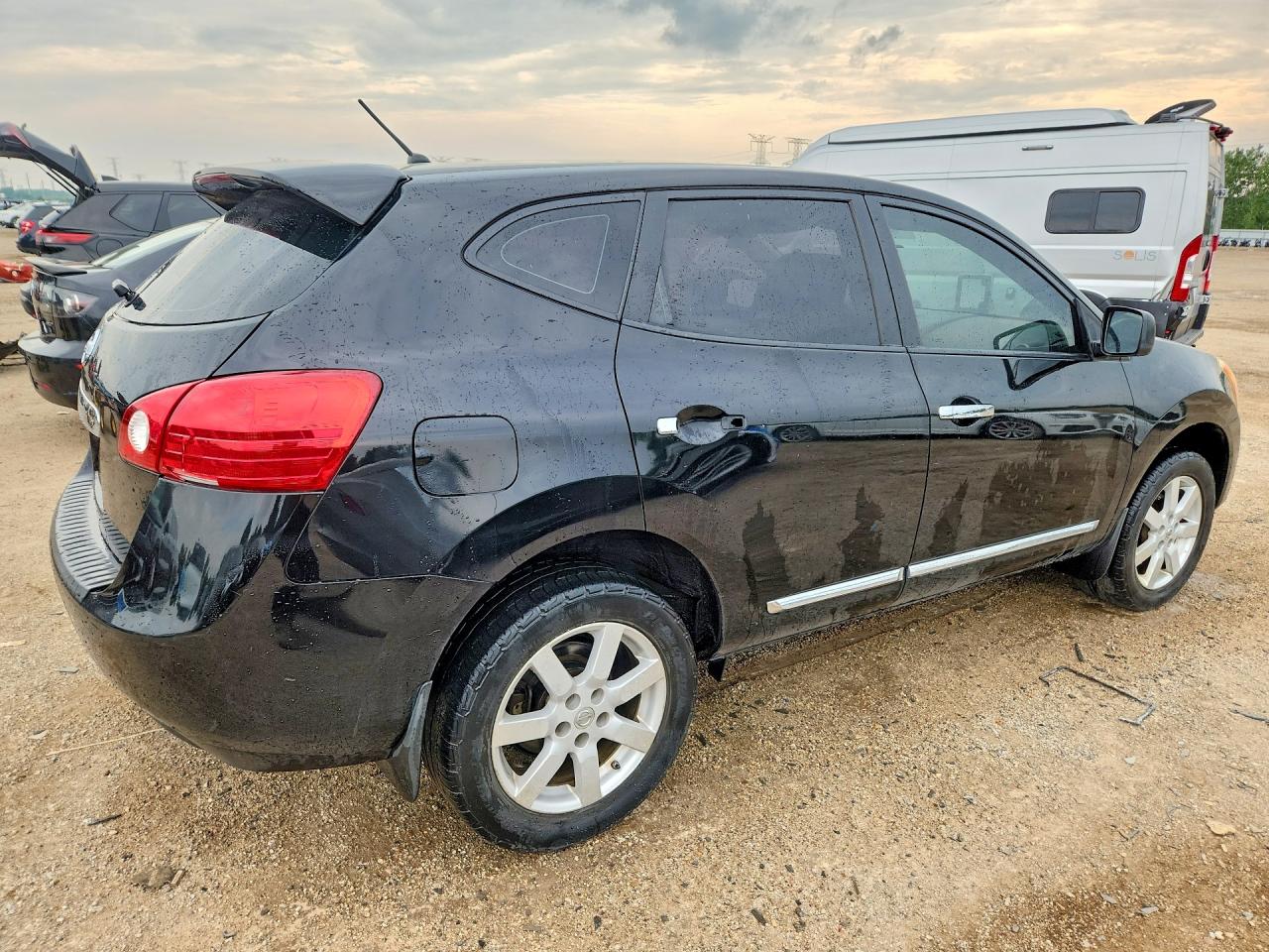 2013 Nissan Rogue S Black vin: JN8AS5MT9DW506840