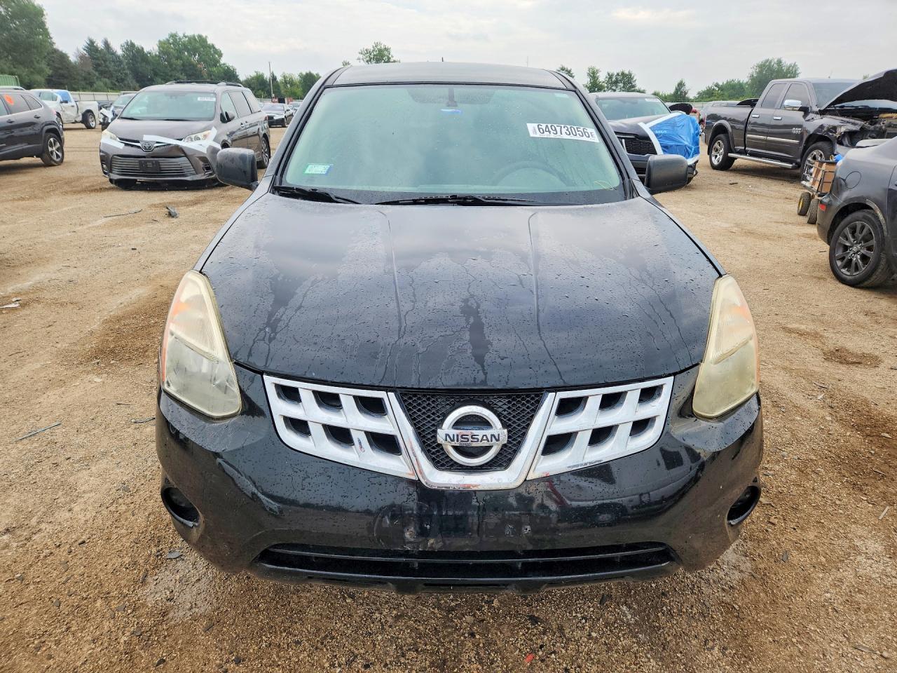 2013 Nissan Rogue S Black vin: JN8AS5MT9DW506840