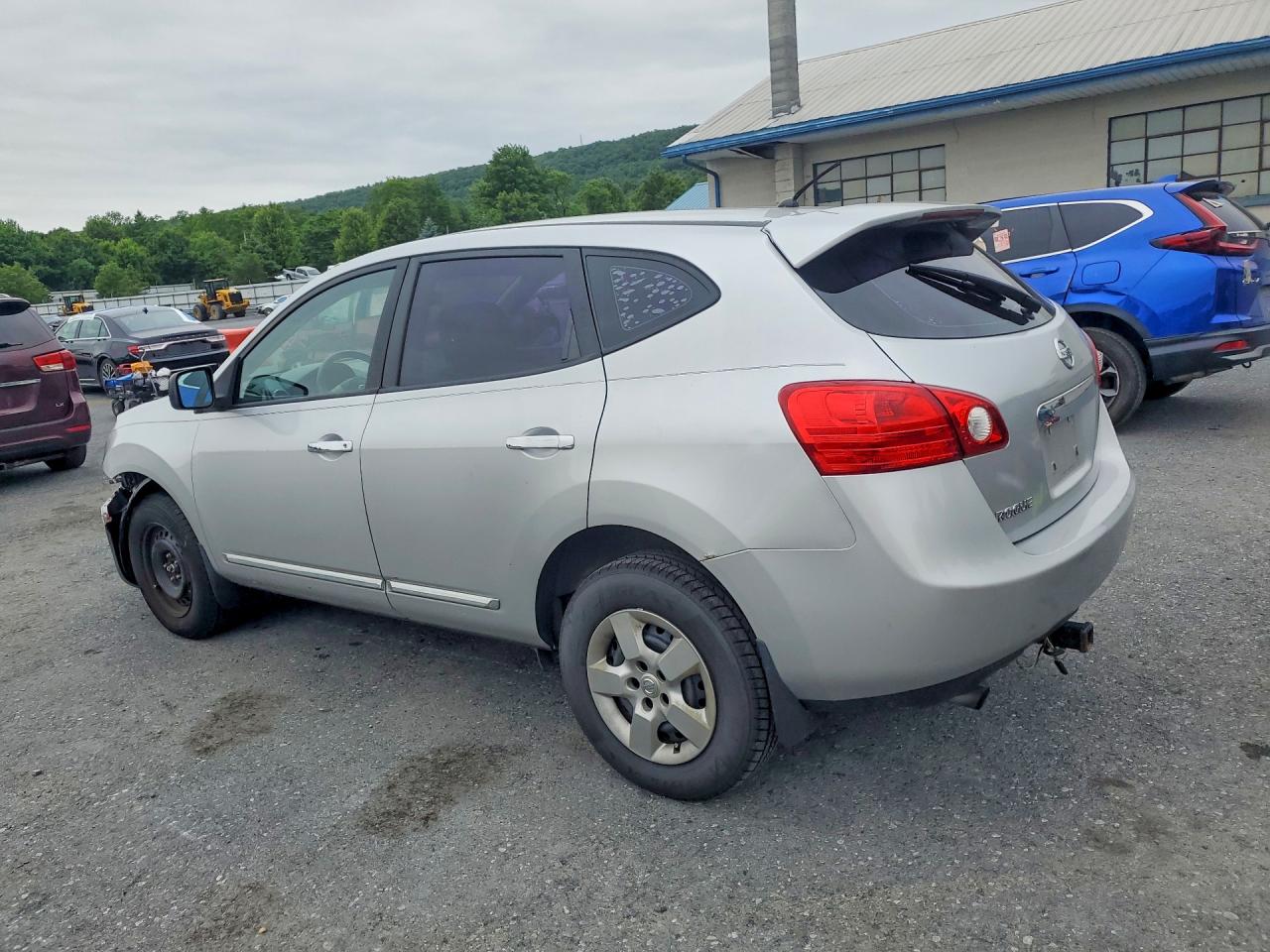 2013 Nissan Rogue S Silver vin: JN8AS5MT9DW509429