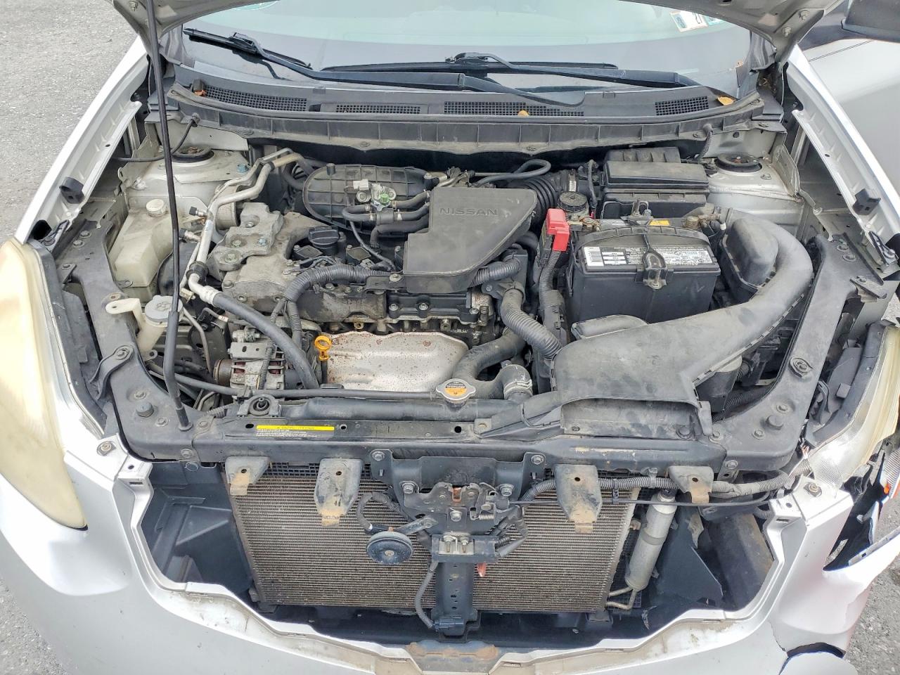 2013 Nissan Rogue S Silver vin: JN8AS5MT9DW509429