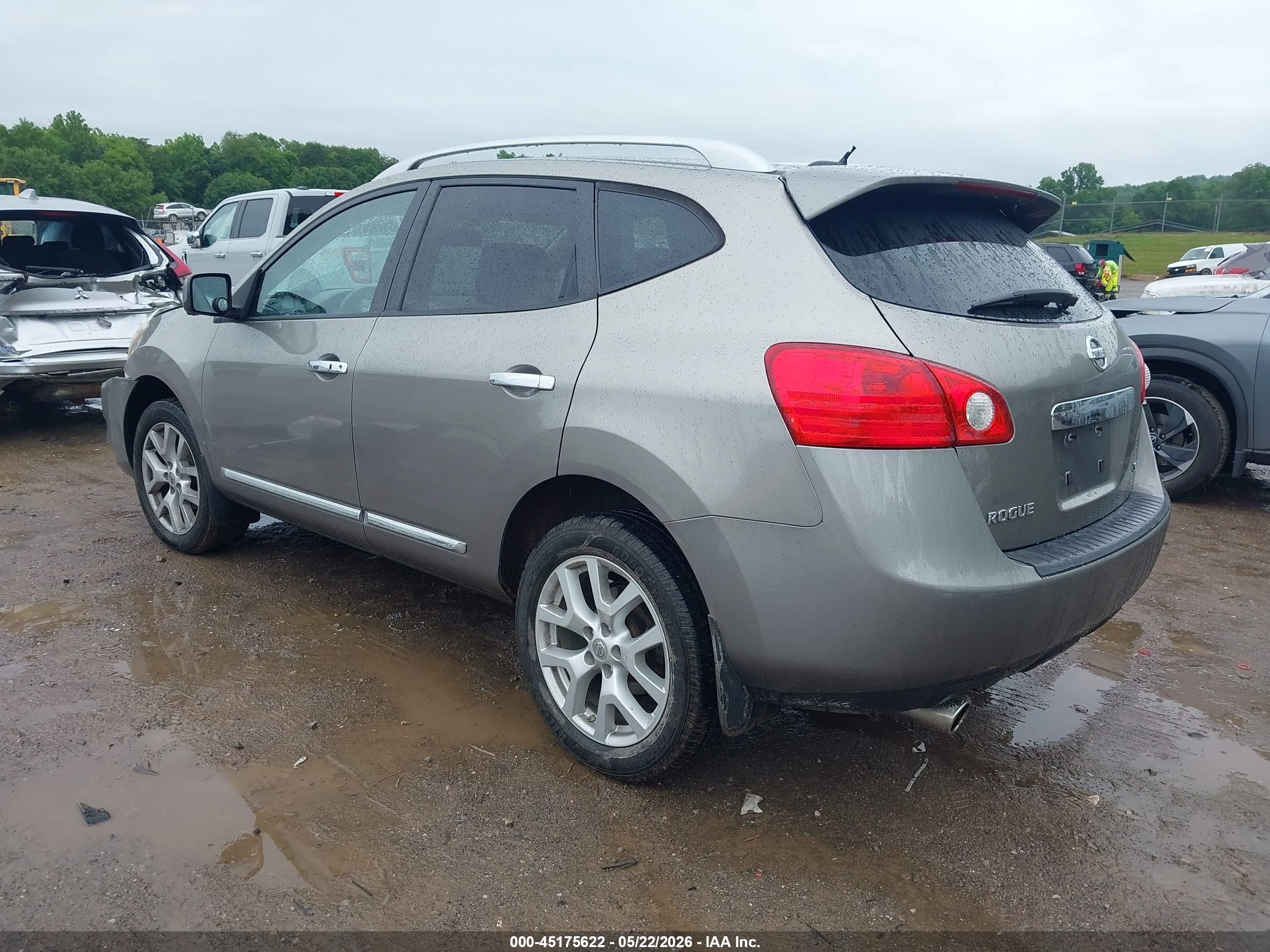 2013 Nissan Rogue Sv W/sl Pkg Pewter vin: JN8AS5MT9DW516753
