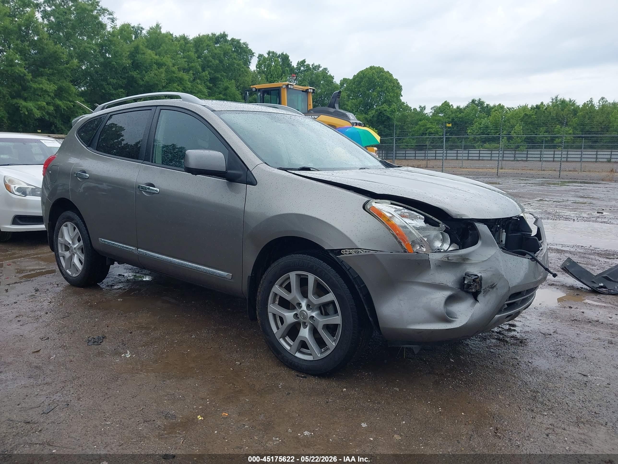 2013 Nissan Rogue Sv W/sl Pkg Pewter vin: JN8AS5MT9DW516753