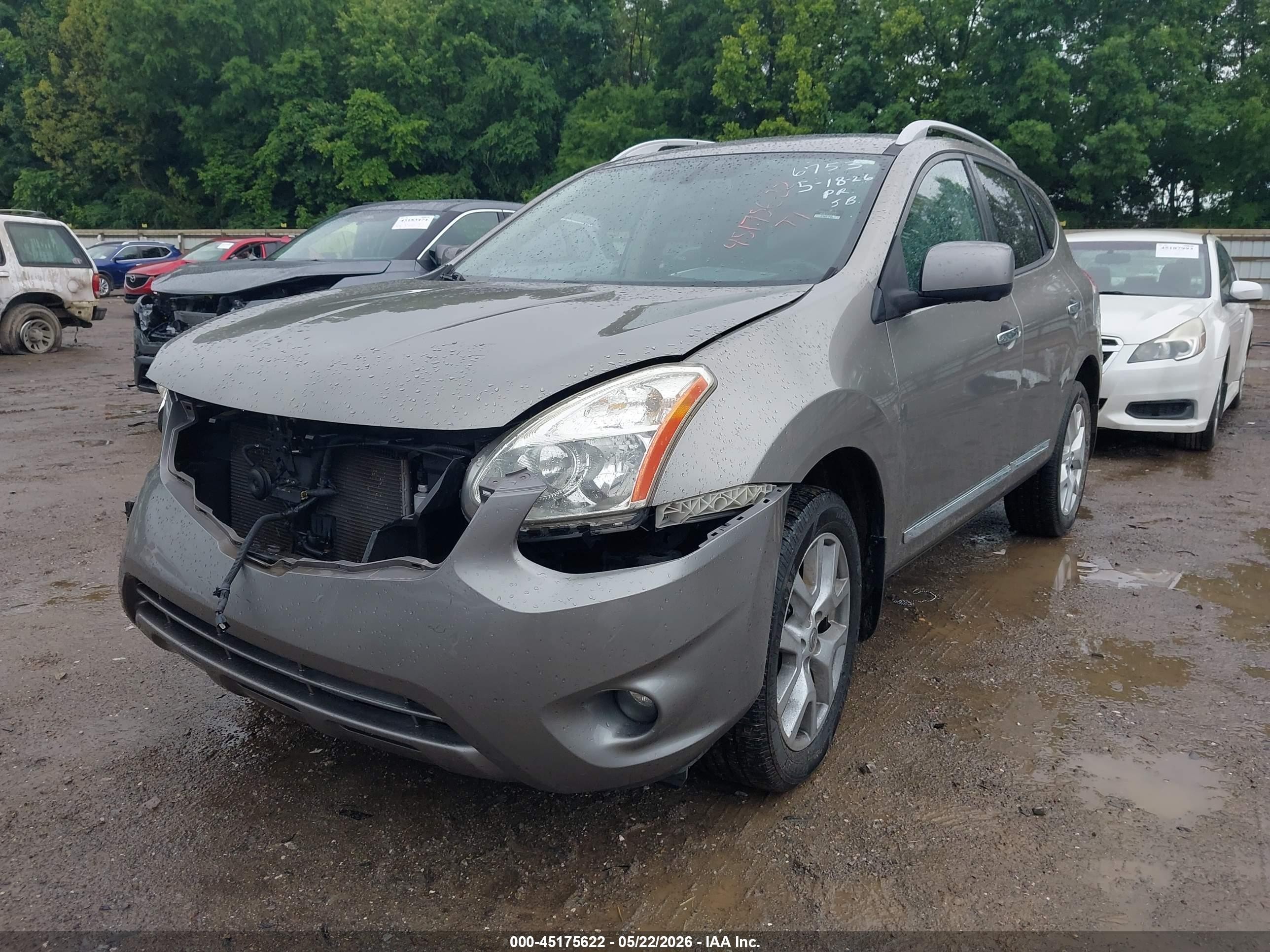 2013 Nissan Rogue Sv W/sl Pkg Pewter vin: JN8AS5MT9DW516753