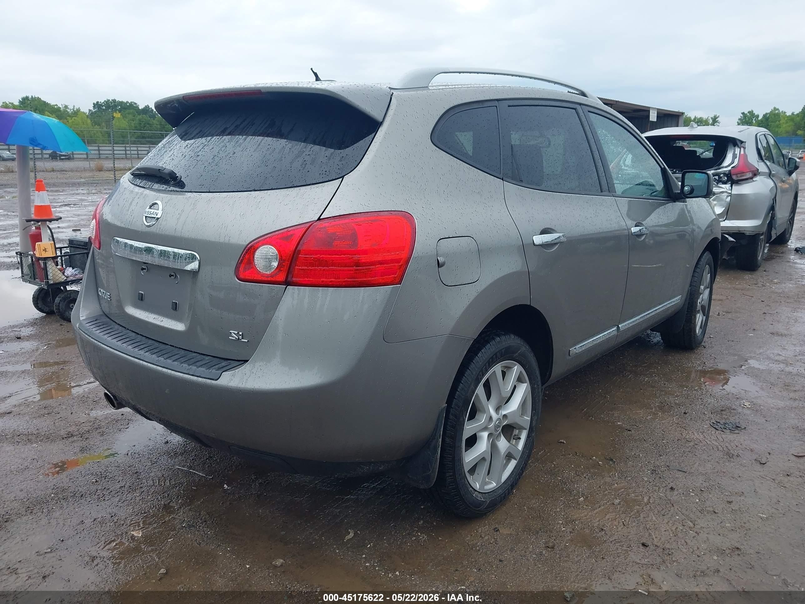 2013 Nissan Rogue Sv W/sl Pkg Pewter vin: JN8AS5MT9DW516753
