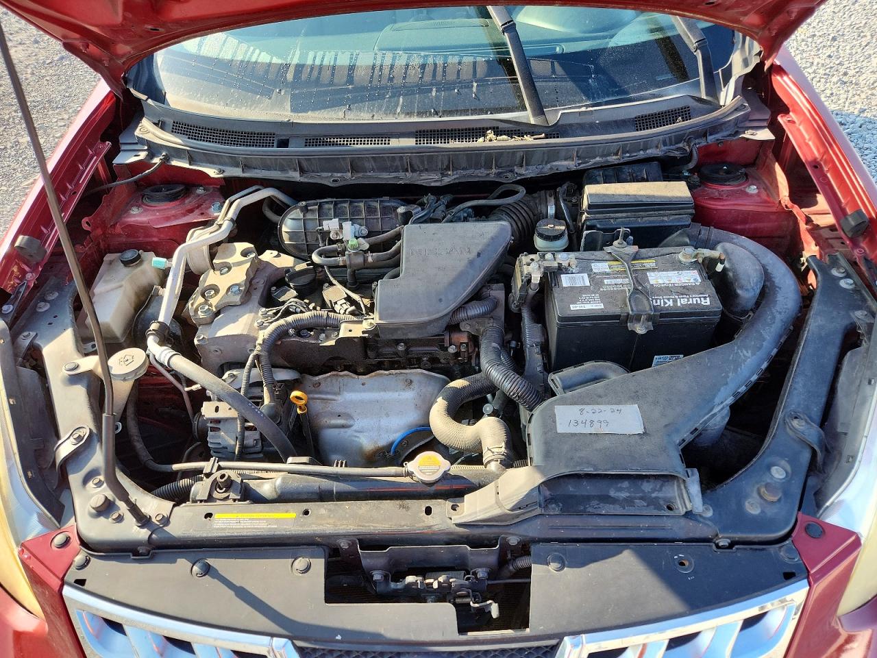 2013 Nissan Rogue S Красный vin: JN8AS5MT9DW518695